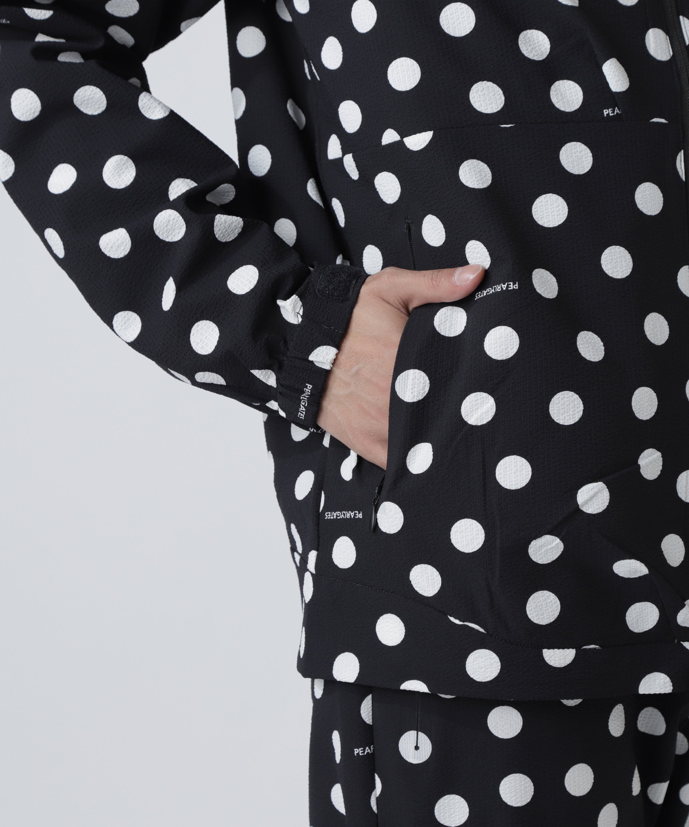 PEARLY GATES｜Peストレッチサッカー フルジップフーディ <ランダム