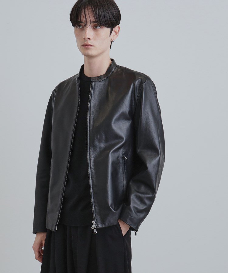 tk.TAKEO KIKUCHI｜【本革】ラムレザーシングルライダース | Rakuten