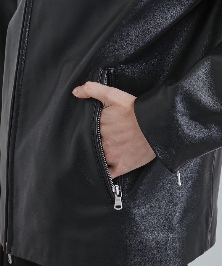 tk.TAKEO KIKUCHI｜【本革】ラムレザーシングルライダース | Rakuten