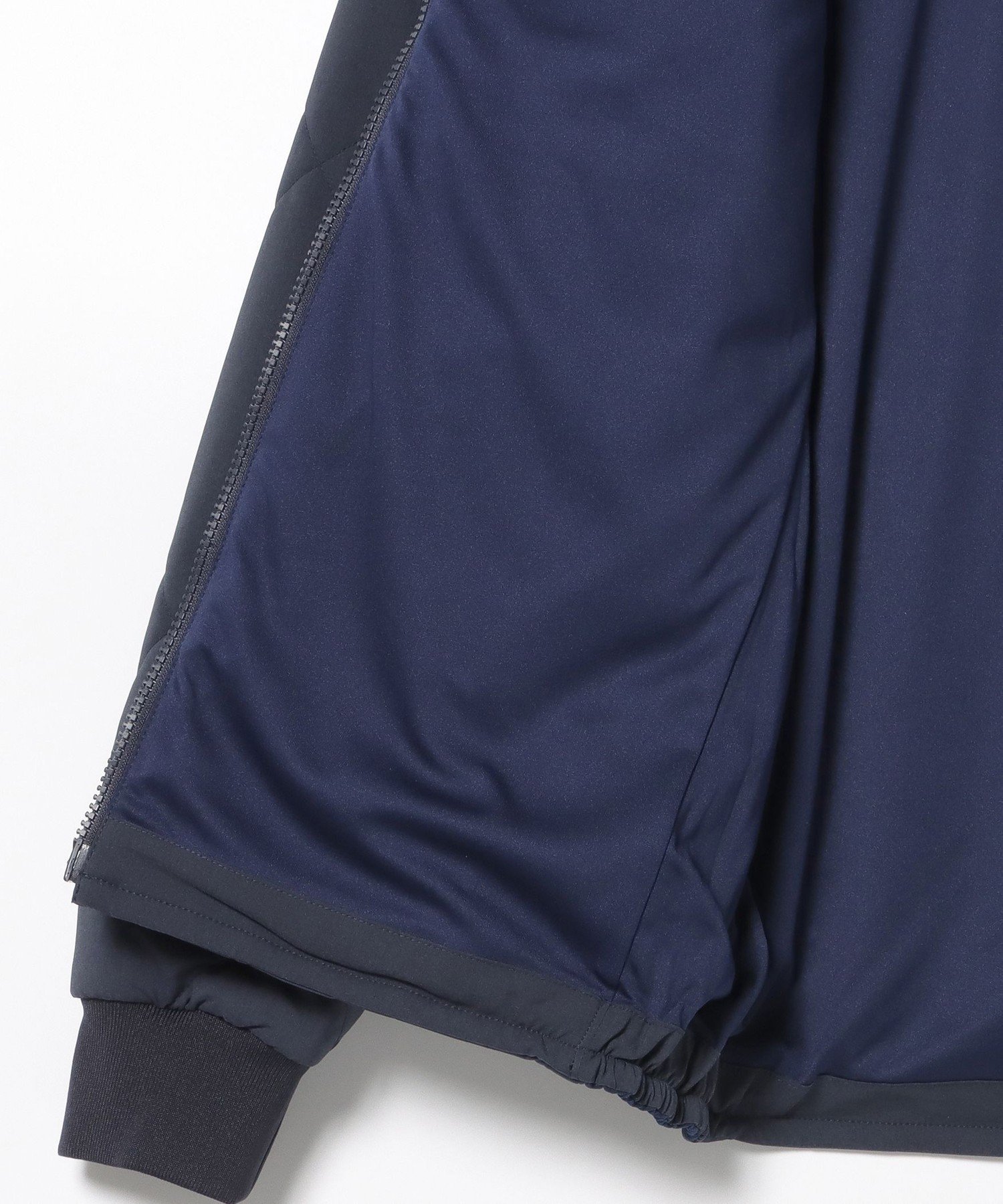 BEAMS OUTLET｜ORANGE LABEL / 格子キルト 切り替えジップブルゾン