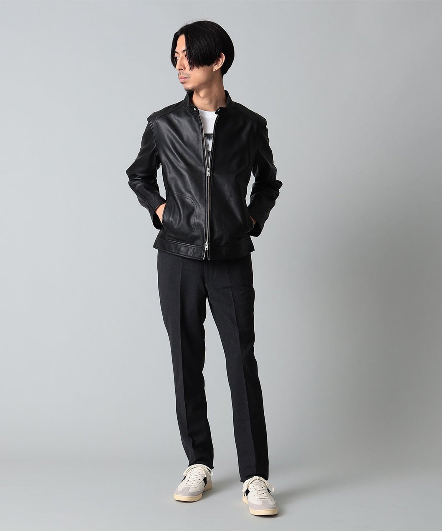 BEAMS MEN｜QUATTROCCHI / シープスキン ライダースジャケット II