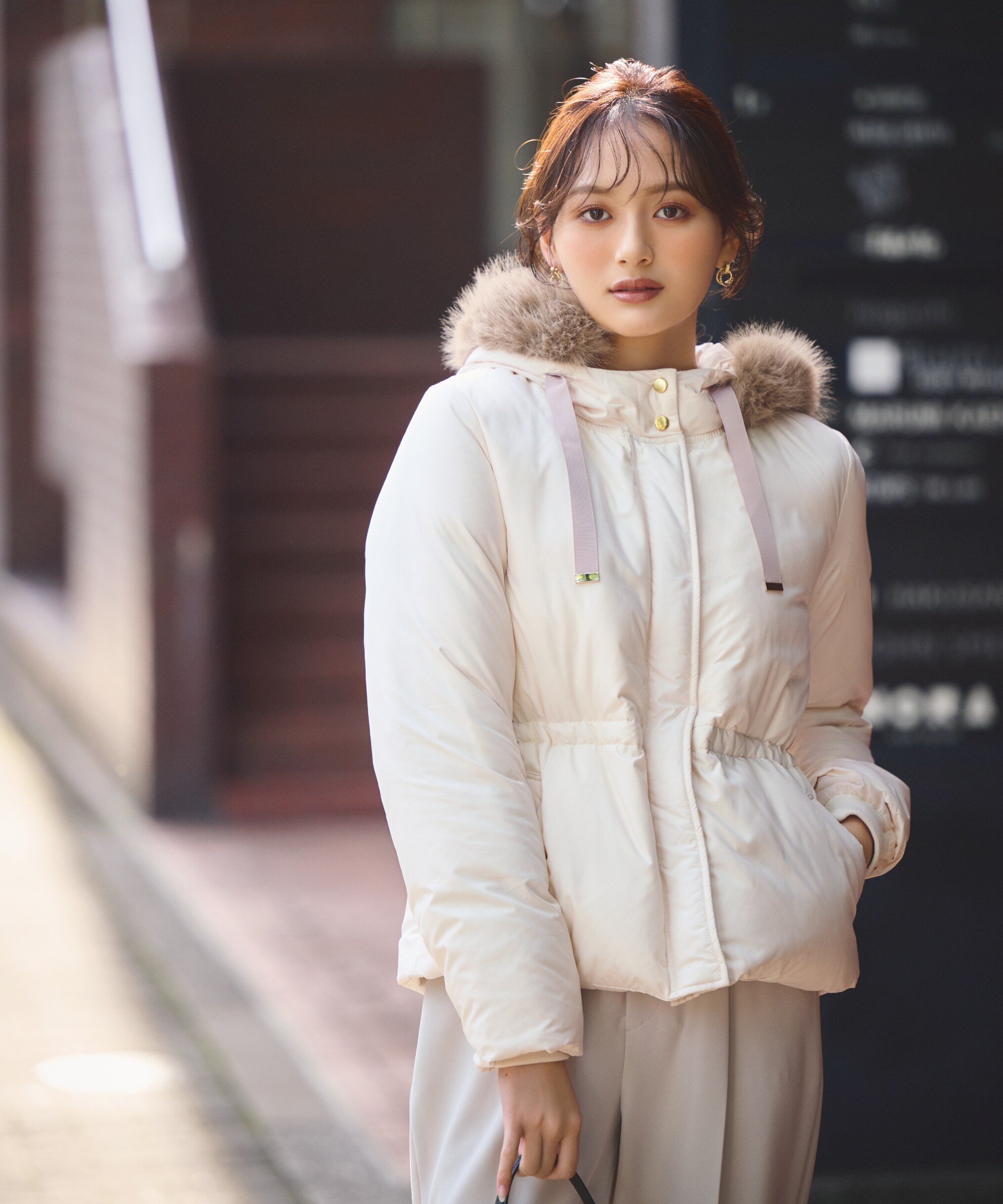 PROPORTION BODY DRESSING｜ウエストマークショートダウン 24AW