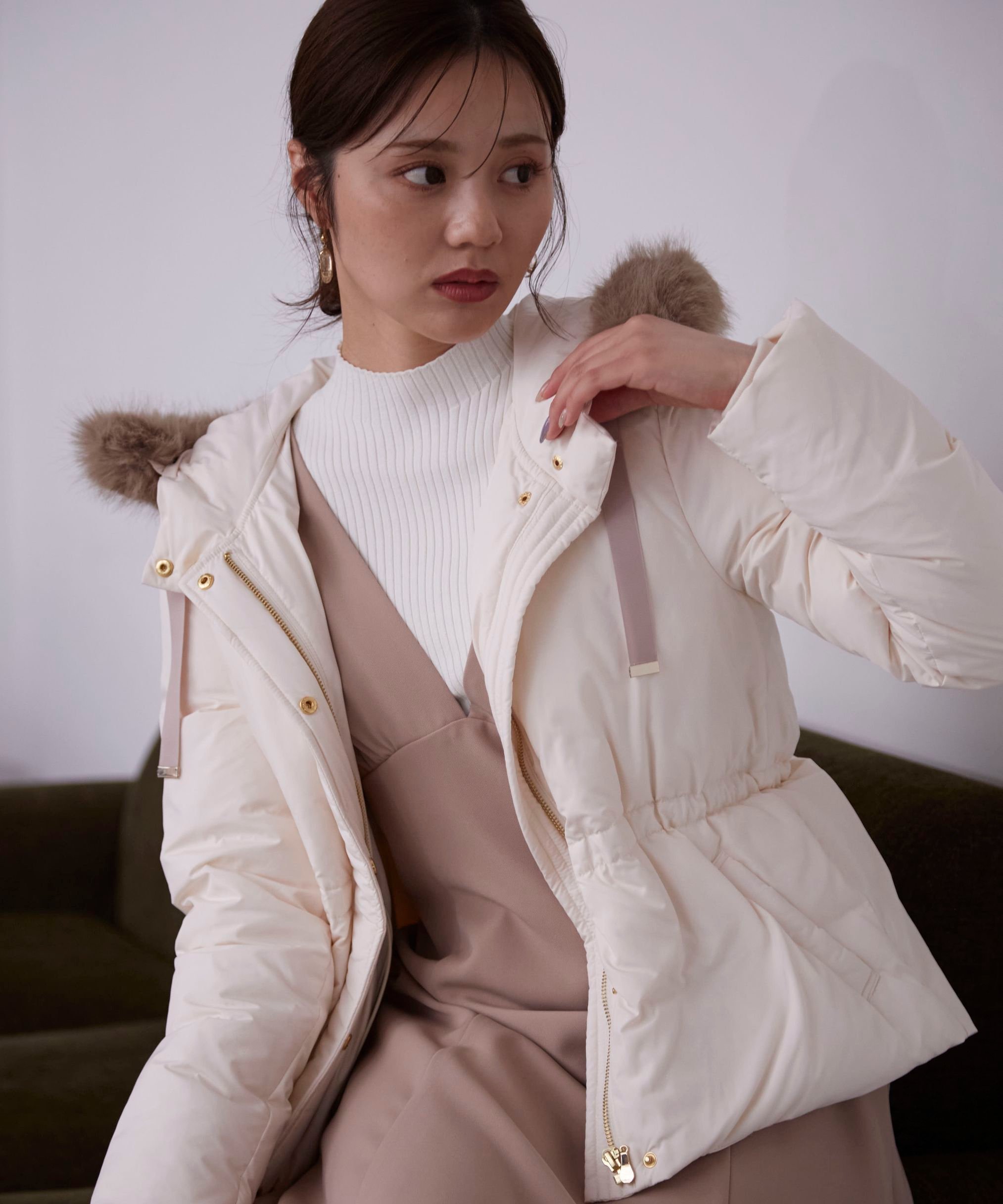 PROPORTION BODY DRESSING｜ウエストマークショートダウン 24AW