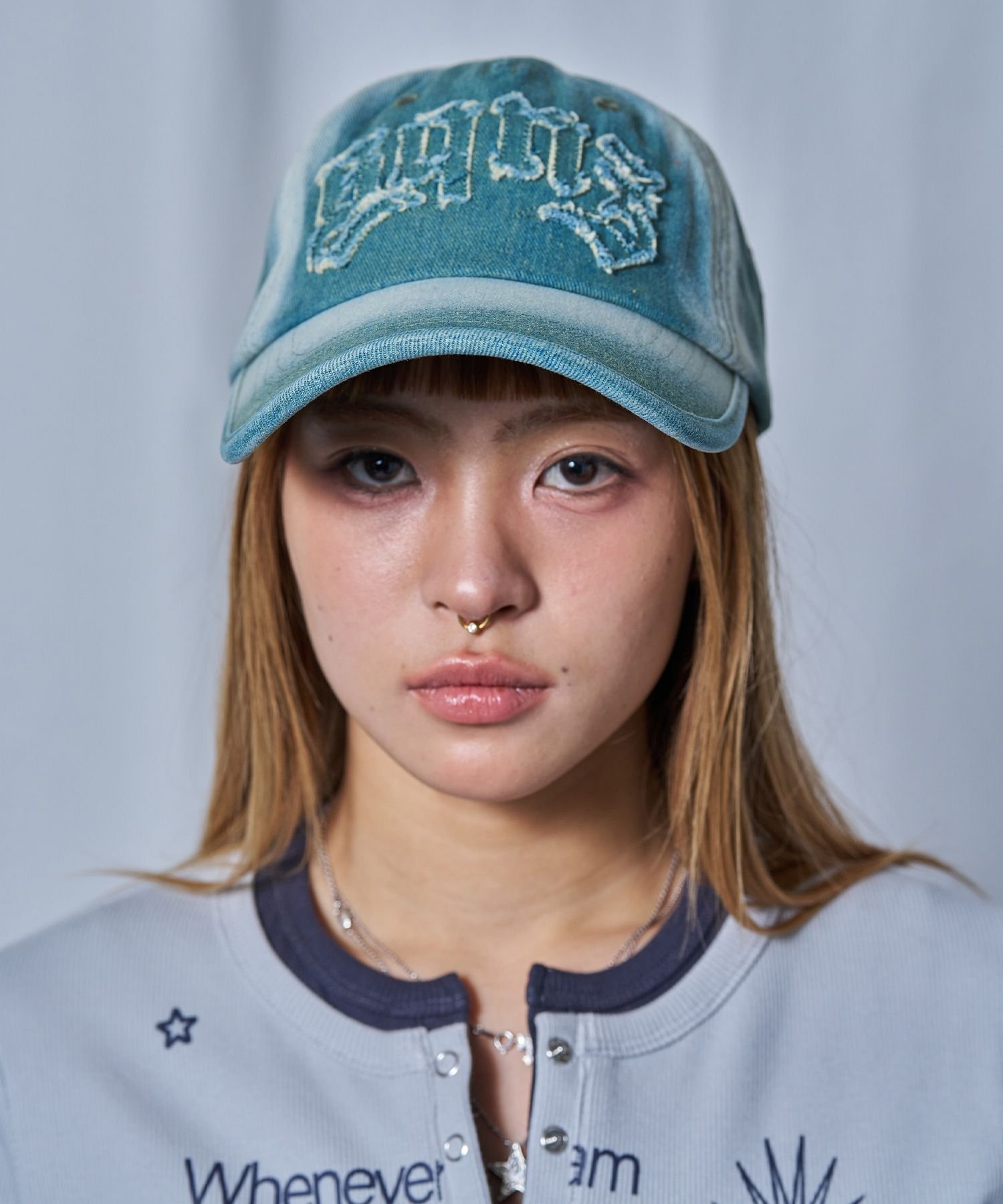 NAVAL｜【sqnz(エスキュンズ)】sqnz applique denim cap / キャップ