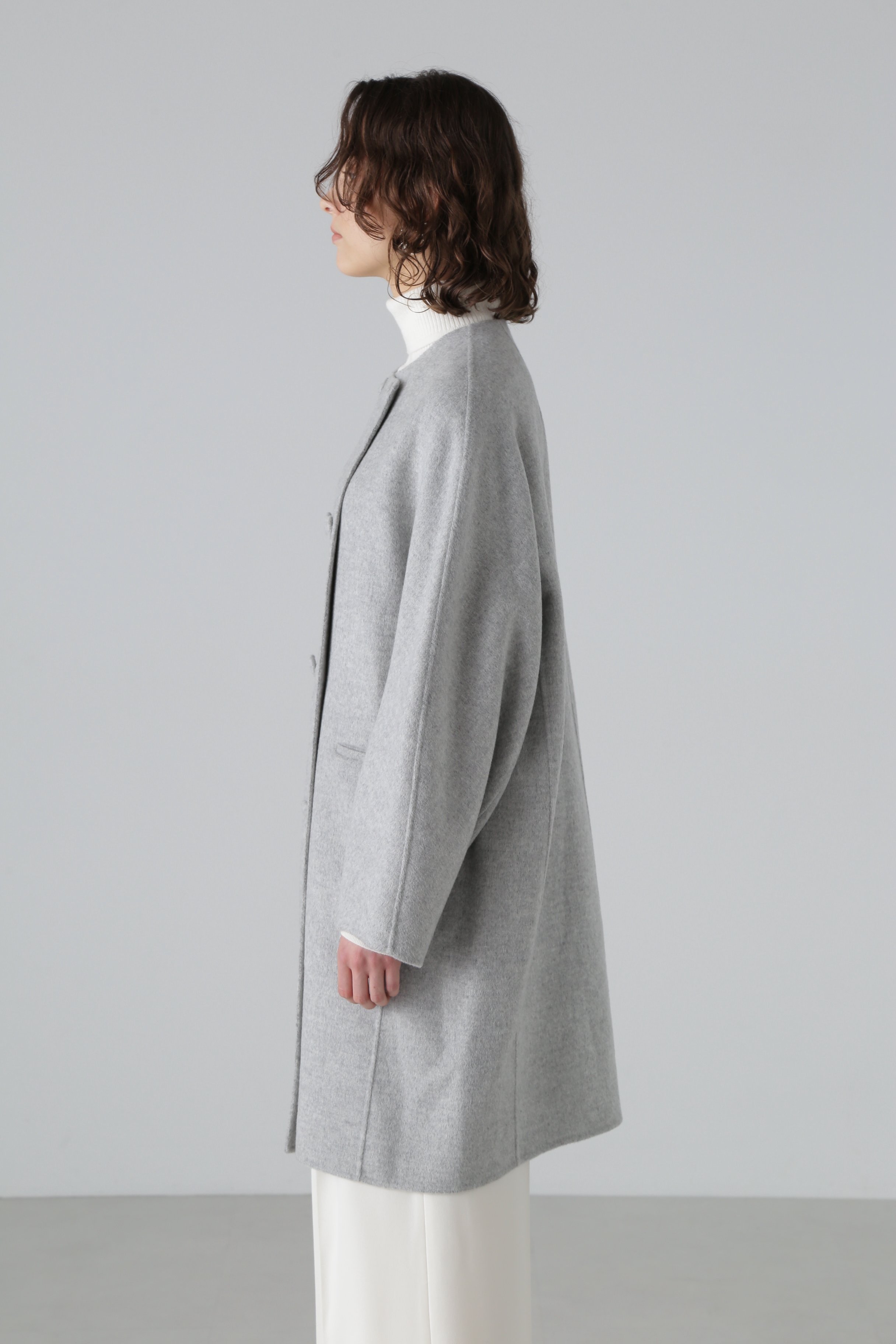 ADORE｜ピュアカシミヤノーカラーコート | Rakuten Fashion(楽天