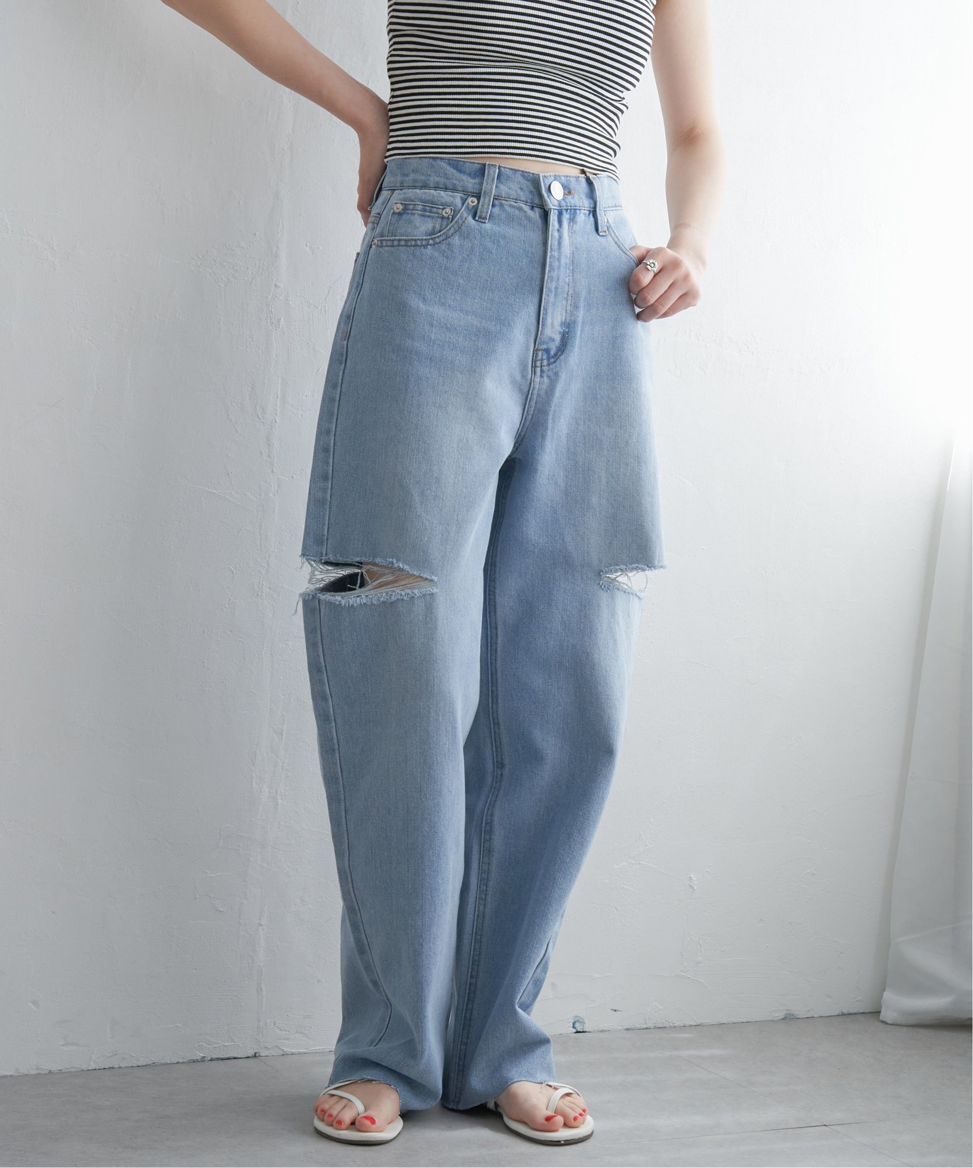 VENCE EXCHANGE｜ダメージデニム | Rakuten Fashion(楽天ファッション