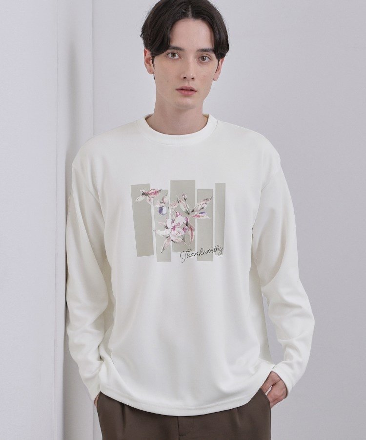 tk.TAKEO KIKUCHI｜フロントフラワーカットソー | Rakuten Fashion