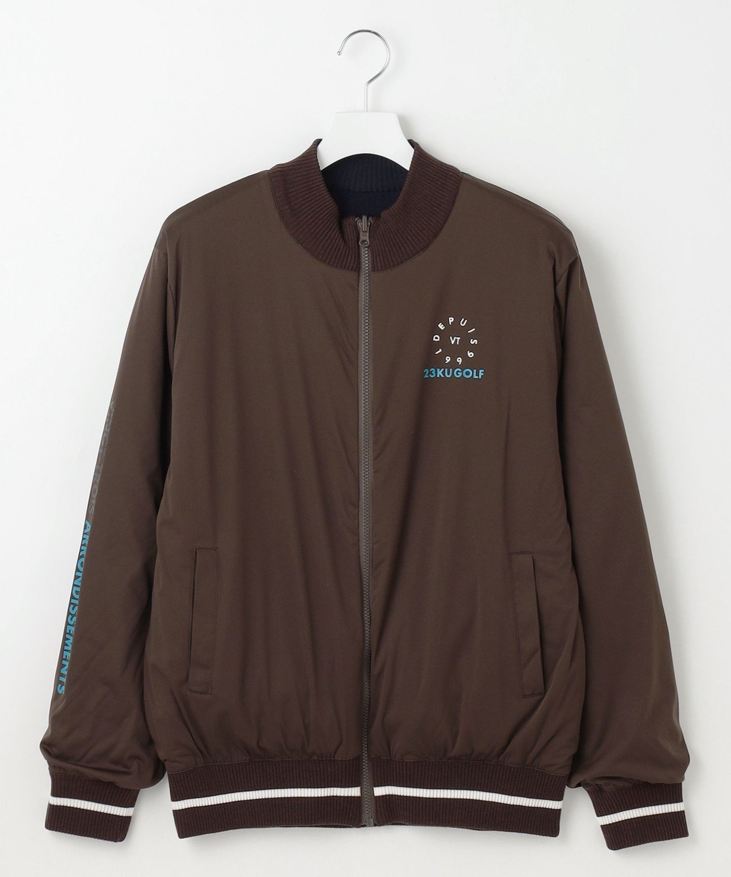 23区GOLF｜【MEN】リバーシブルニットブルゾン | Rakuten Fashion(楽天
