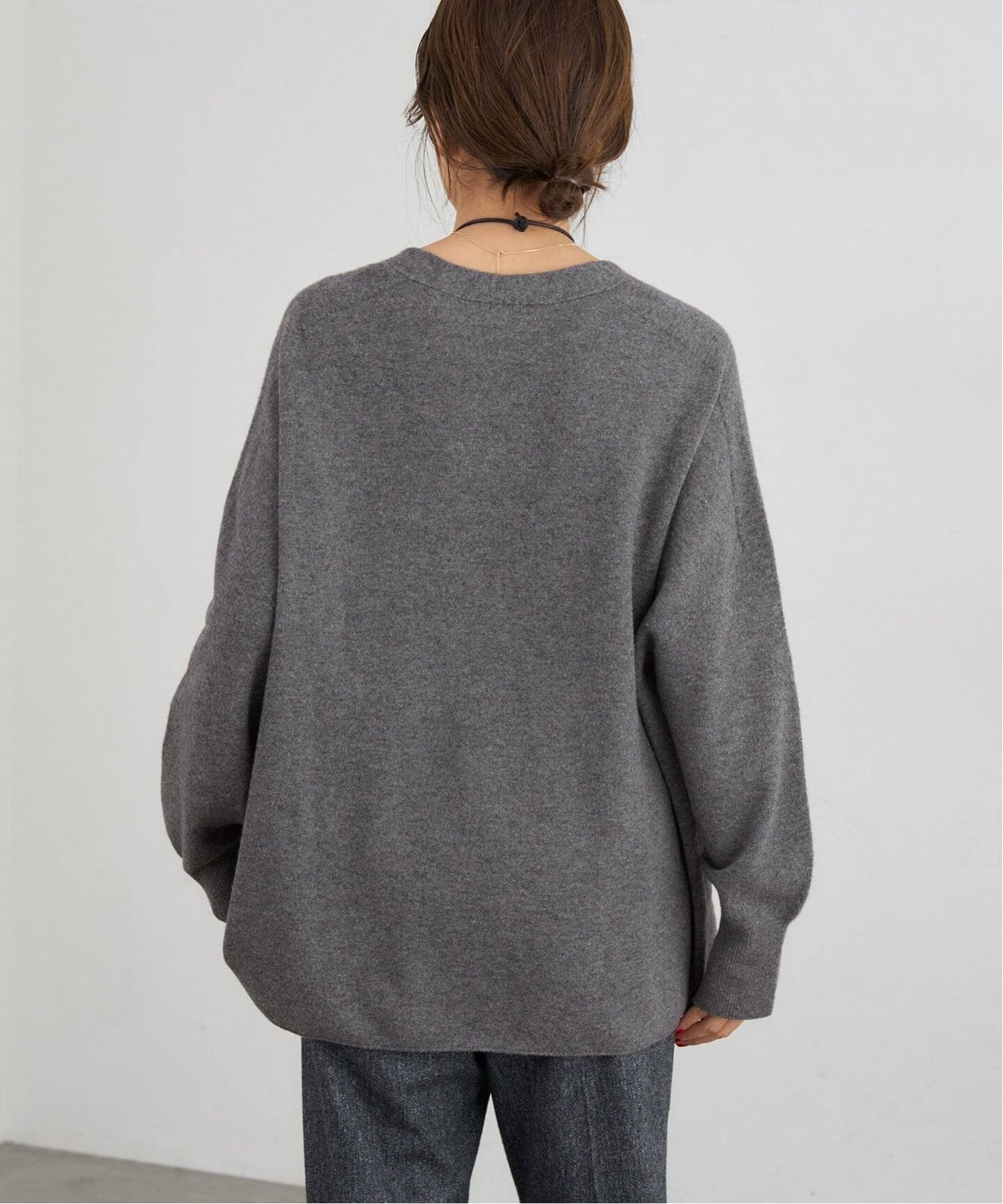 IENA｜《追加》Fineニュージーウール ニュアンス Vプルオーバー