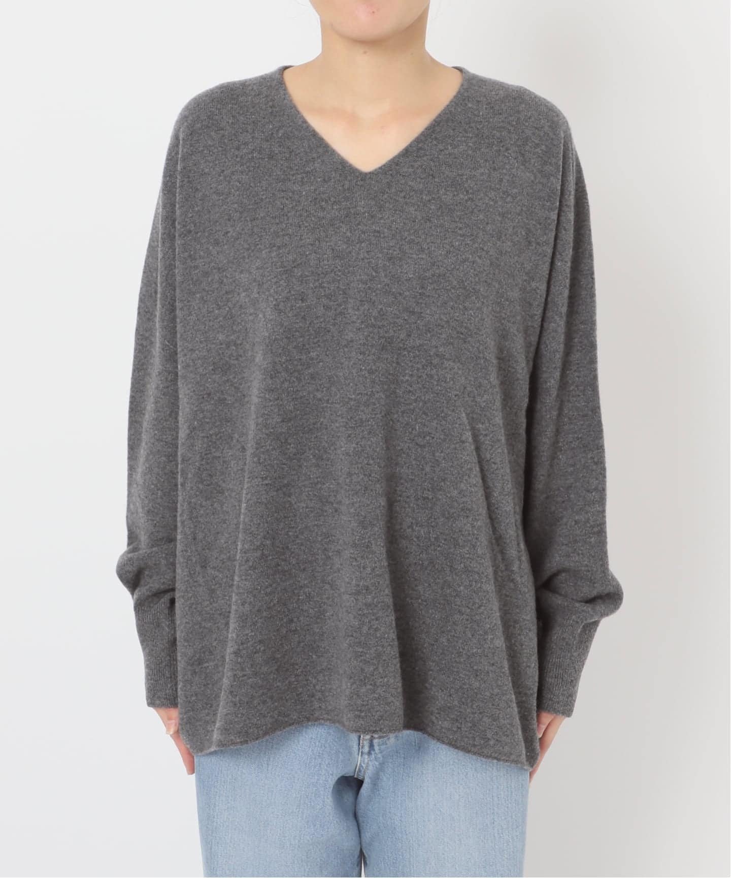 IENA｜《追加》Fineニュージーウール ニュアンス Vプルオーバー