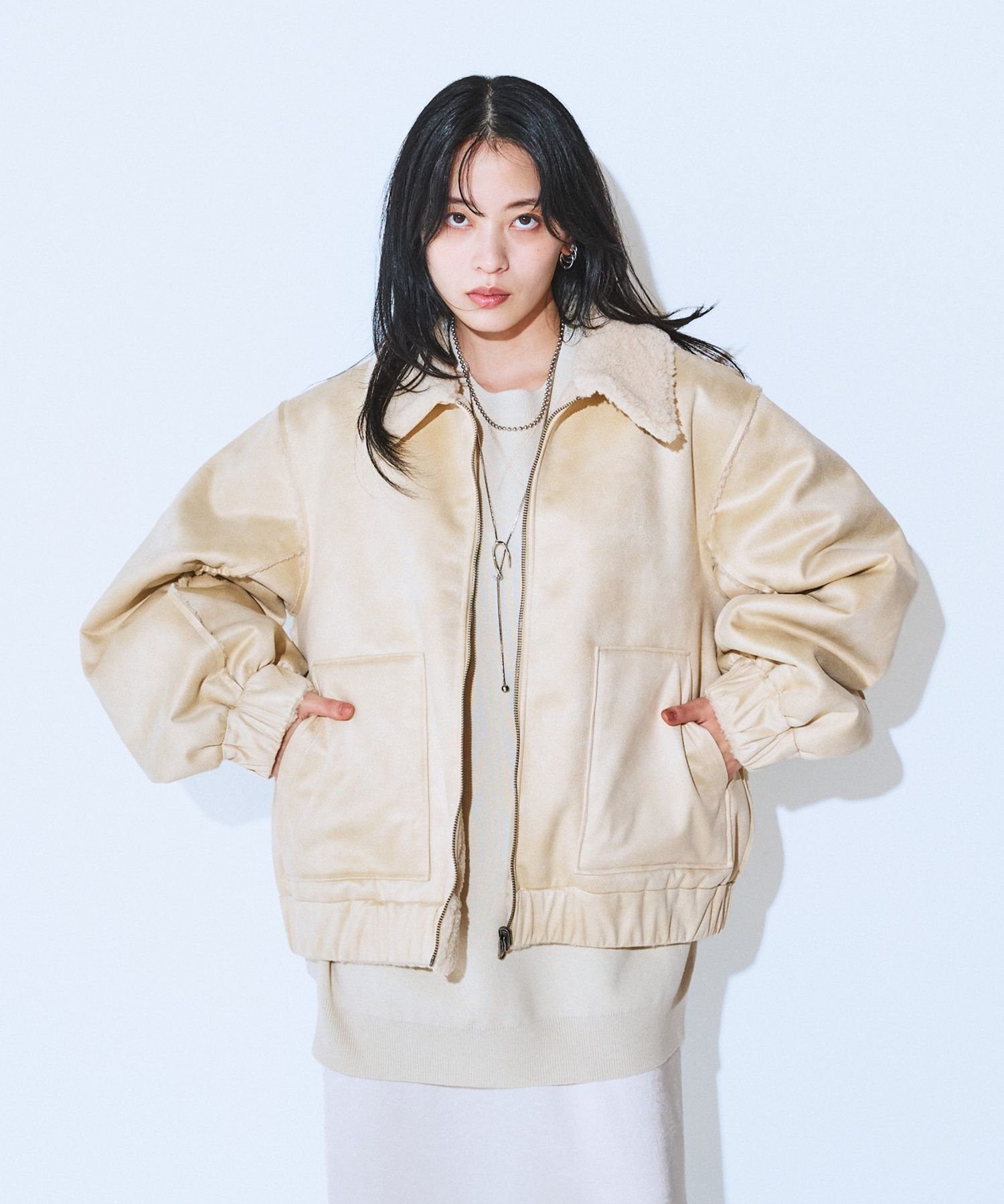 JEANASIS｜リバーシブルモンスターブルゾン【見た目以上の軽さ