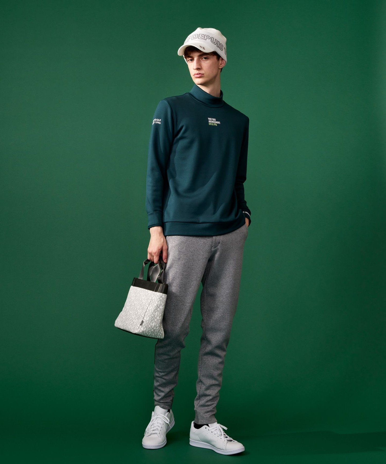23区GOLF｜【MEN】ストレッチ裏フリース モックネック | Rakuten