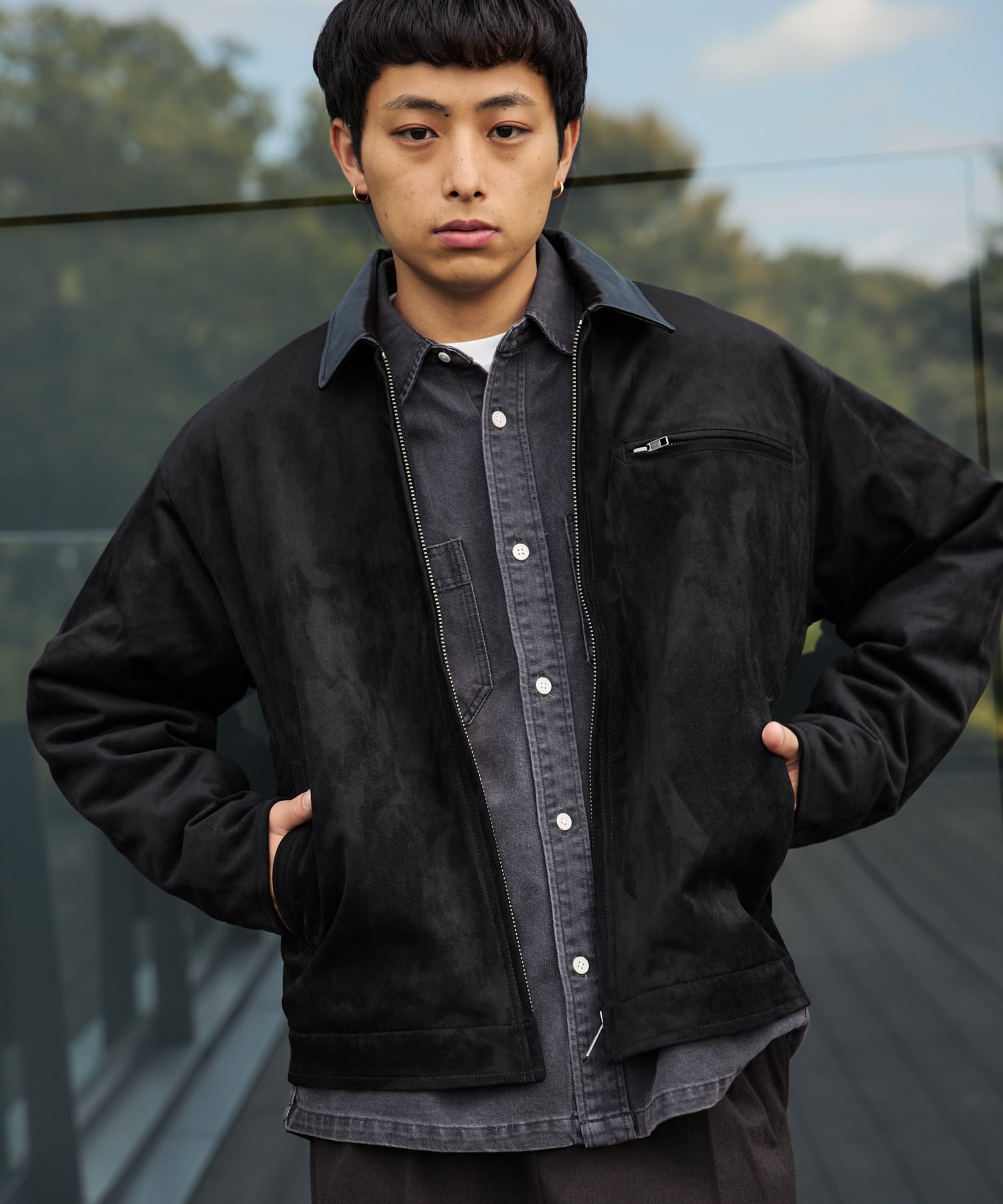 BEAMS HEART｜【追加生産決定！】フェイクスエード ショート ブルゾン