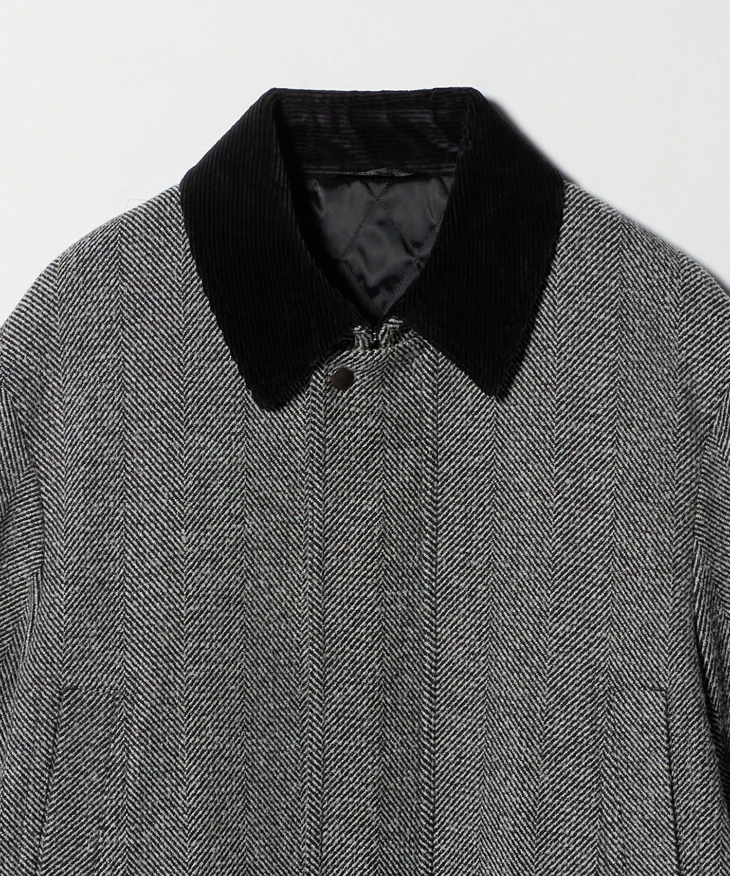 UNITED ARROWS｜ヘリンボーン ミドルレングス フィールドジャケット