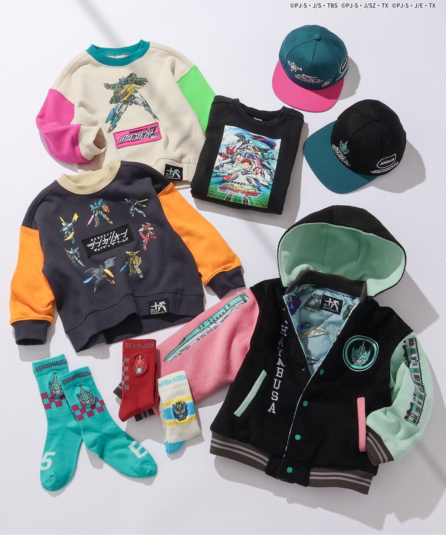 F.O.Online Store｜WEB限定 【シンカリオン】3色3柄トレーナー