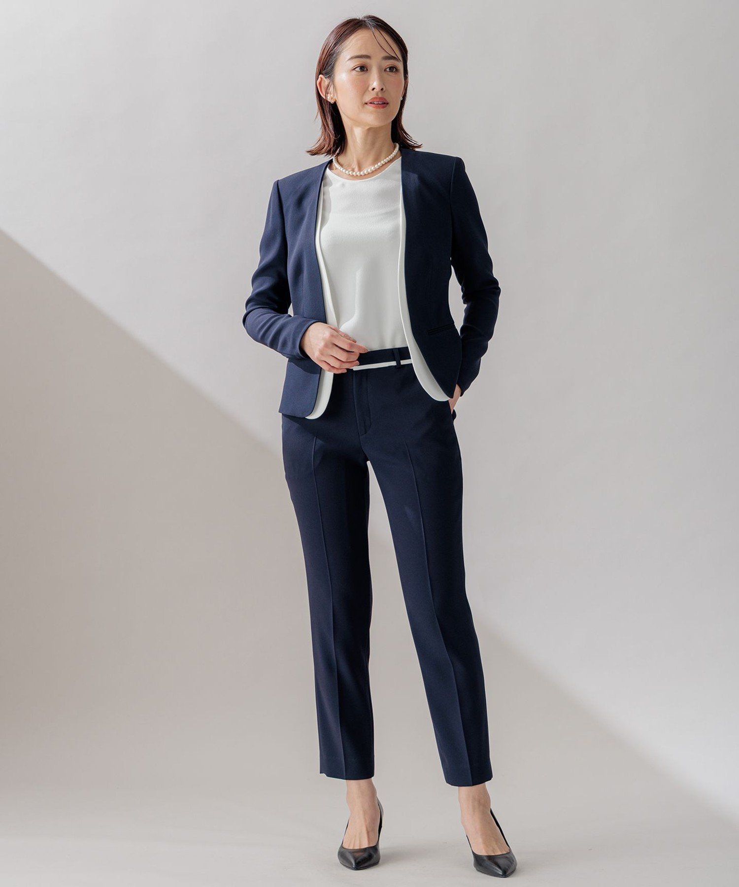 BEIGE,｜CINDY / ダブルカラージャケット | Rakuten Fashion(楽天