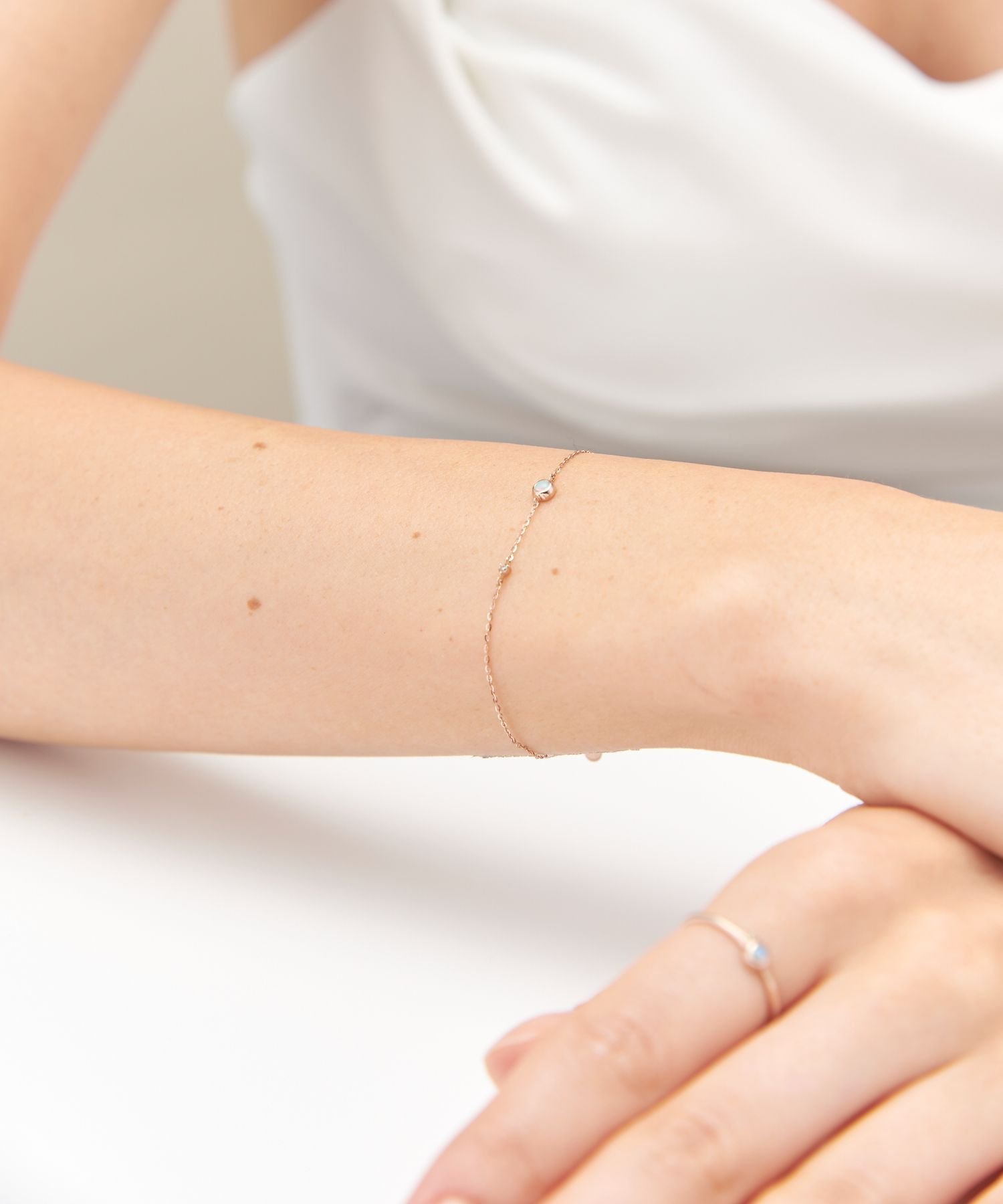 ete｜K10MPG オパール ブラウンダイヤモンド ブレスレット | Rakuten