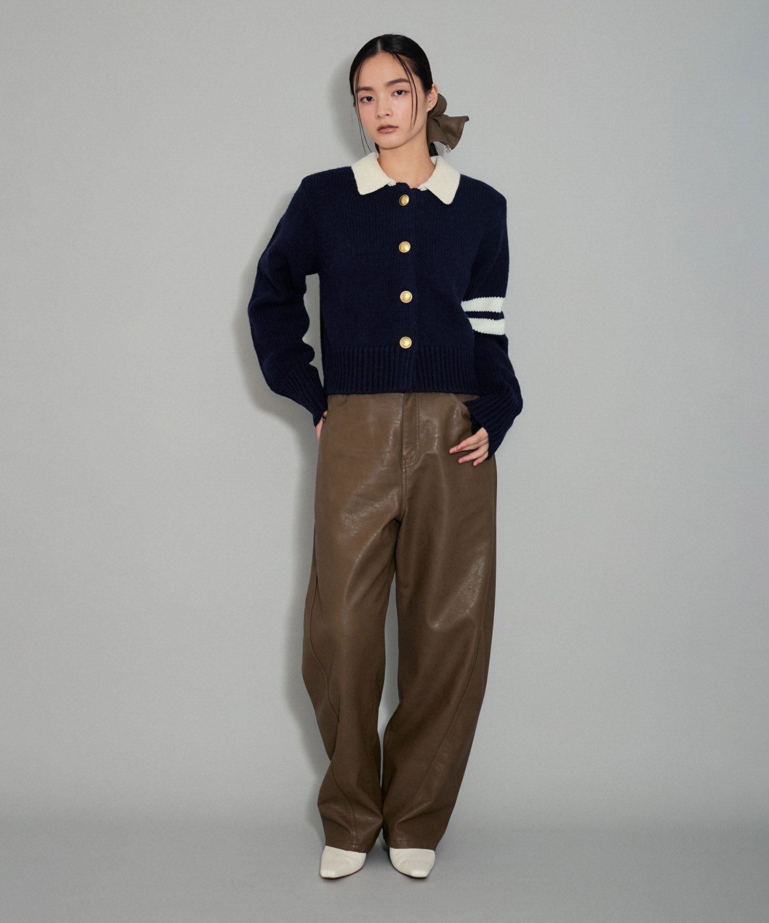 ADAM ET ROPE'｜【WEB限定】ポロニットカーディガン | Rakuten Fashion