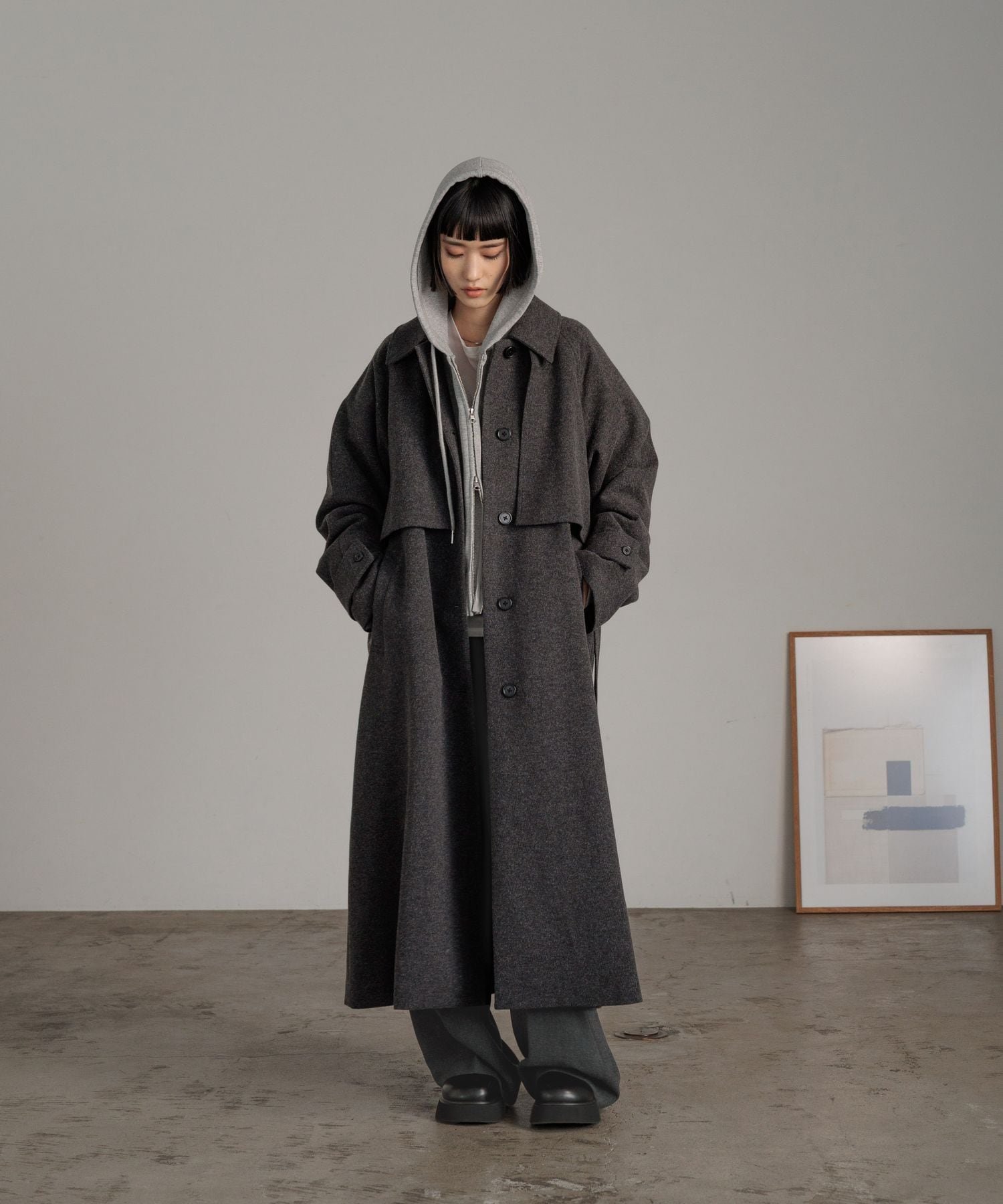 LOWRYS FARM｜ウールライクヨークコート | Rakuten Fashion(楽天