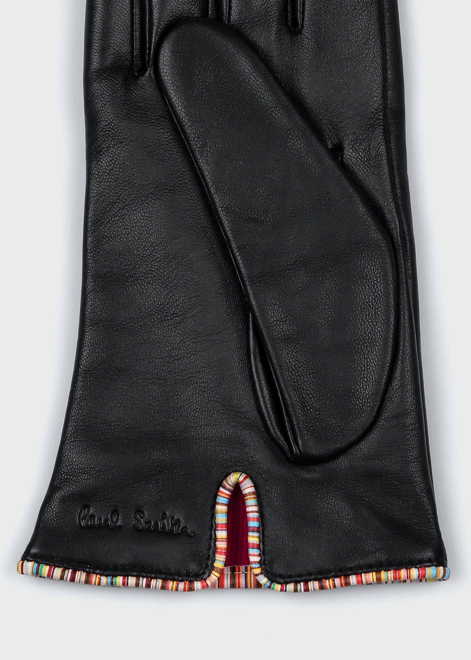Paul Smith｜ウィメンズ シグネチャーストライプ パイピング グローブ