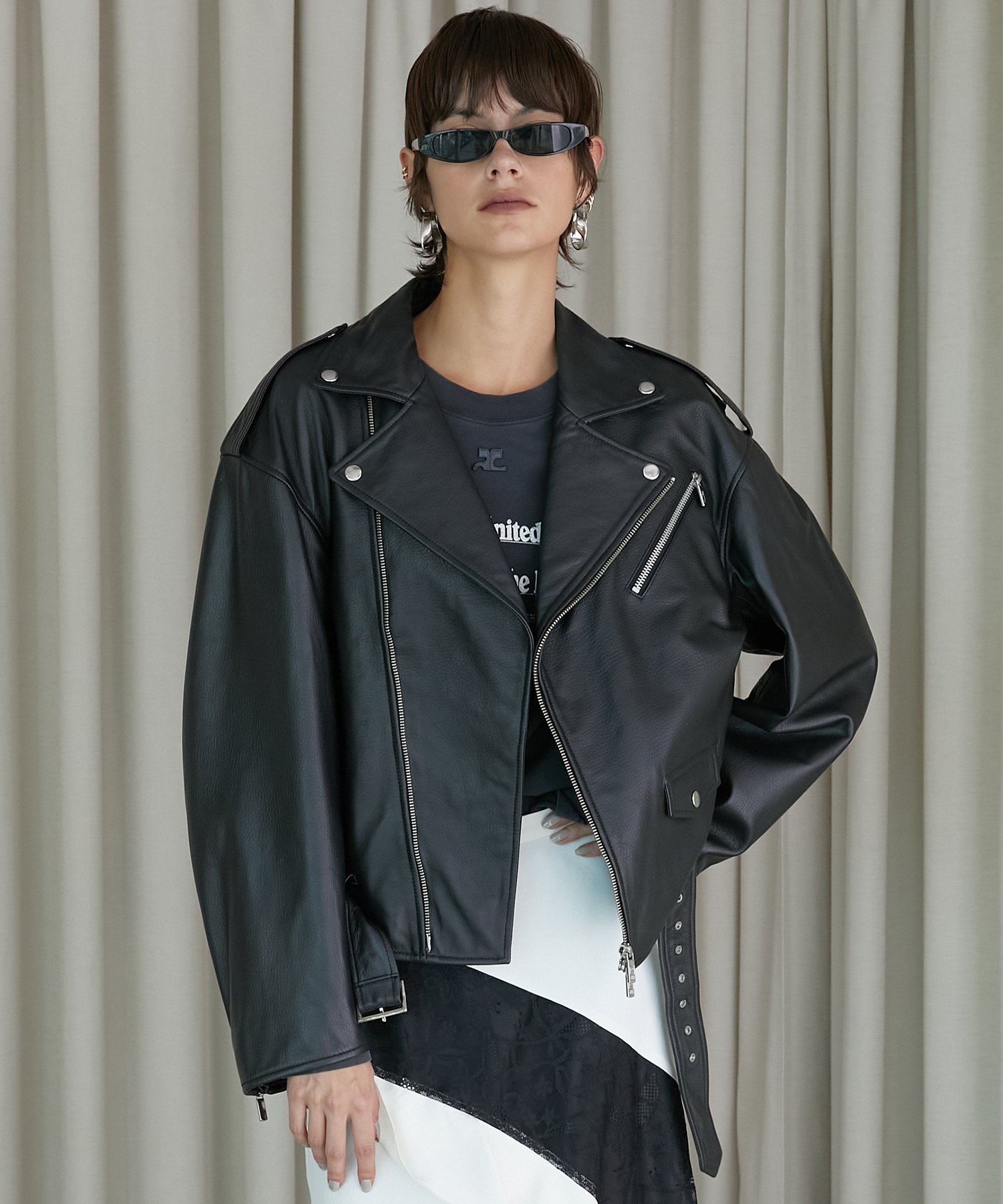 PRANK PROJECT｜SHEEPレザーライダースジャケット / SHEEP Leather