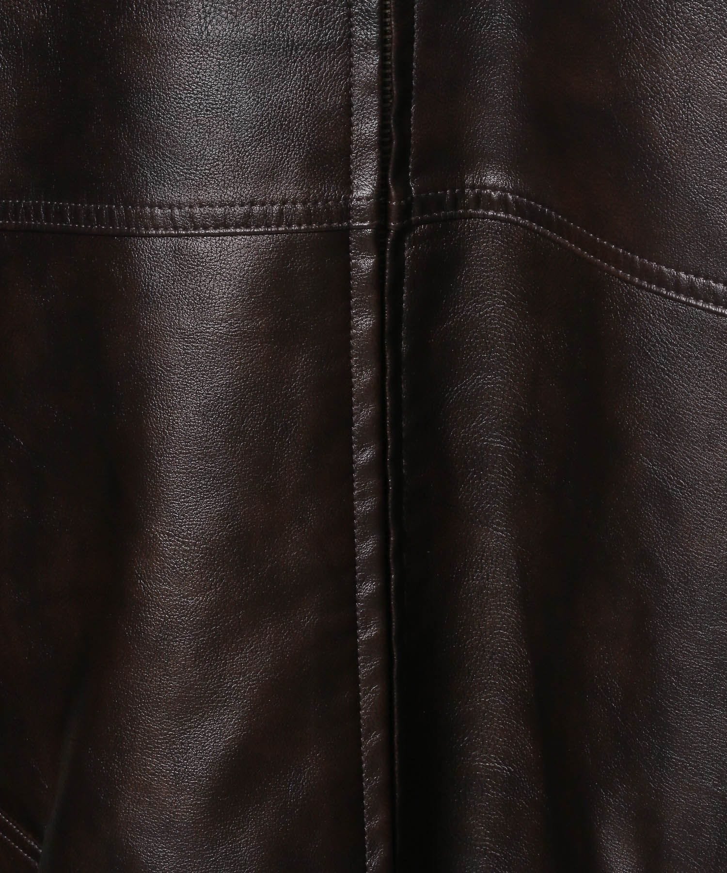 LOWRYS FARM｜レザードロストZIPブルゾン | Rakuten Fashion(楽天