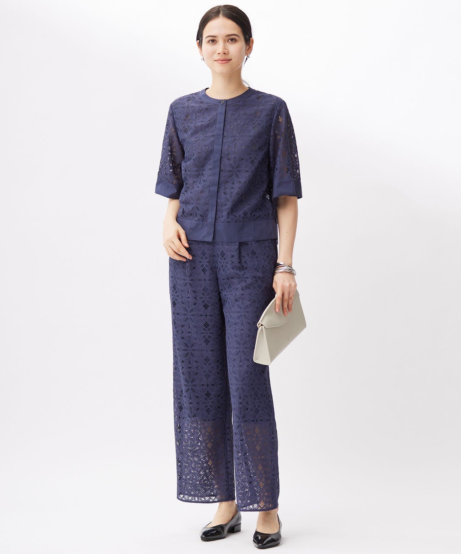 自由区｜フラワータイルレース ブラウス | Rakuten Fashion(楽天