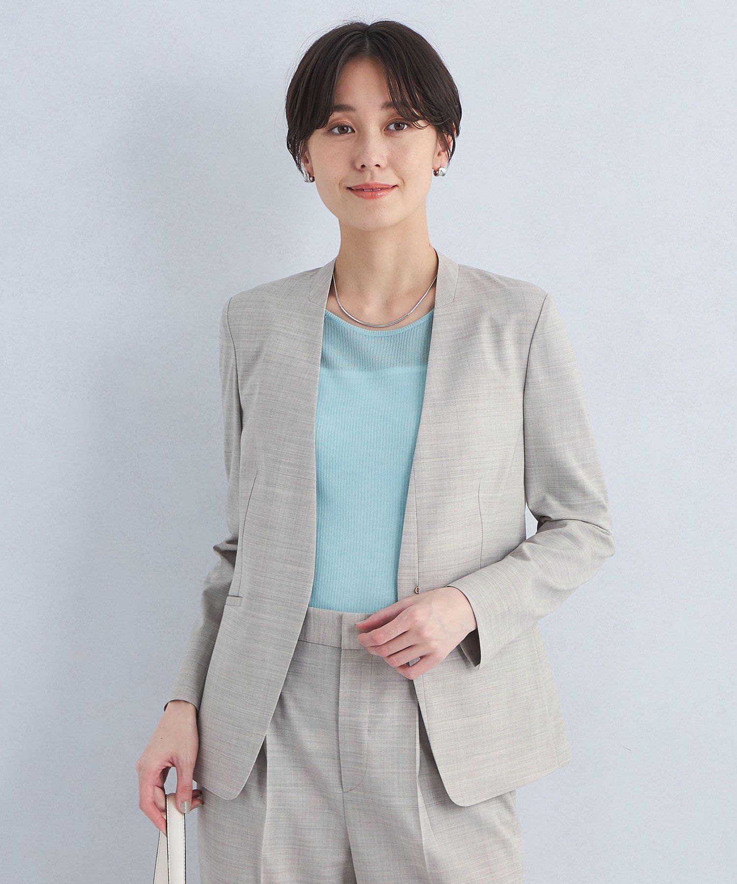 UNITED ARROWS LTD. OUTLET｜ライト カチリラ ノーラペル ジャケット