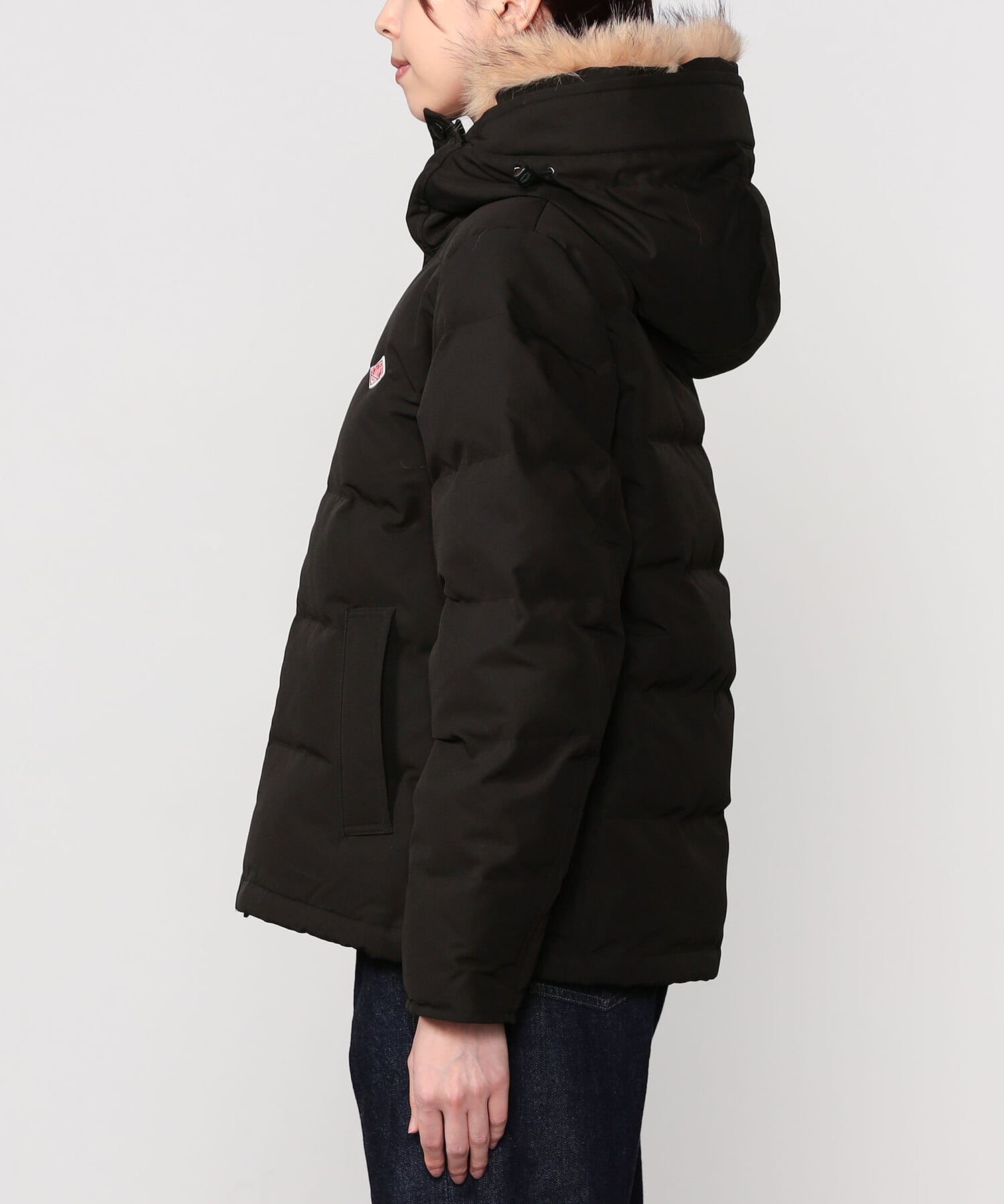 Bshop｜DANTON | ポリエステルタッサー ファーフード ダウンジャケット