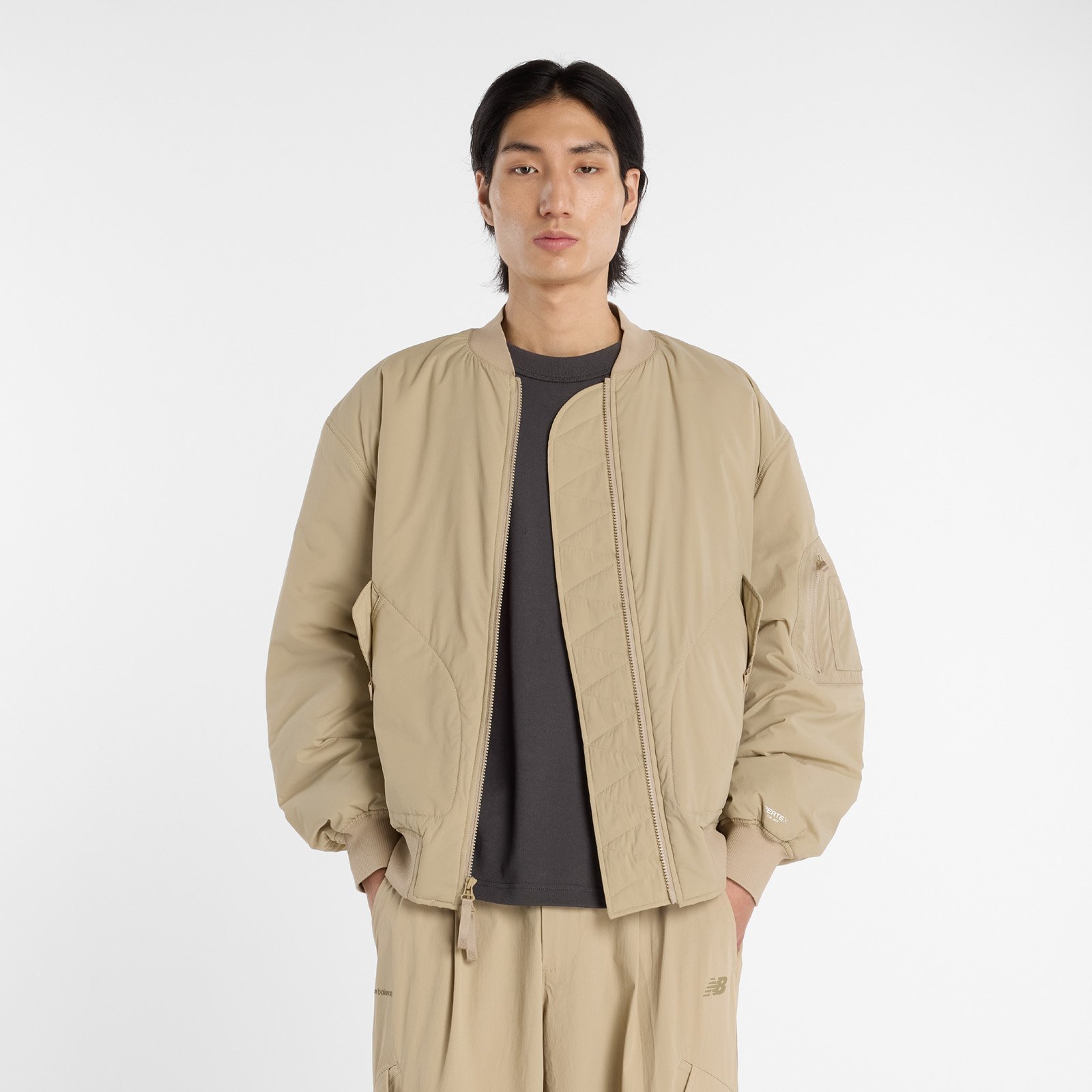 New Balance｜NB GREY ボンバージャケット | Rakuten Fashion(楽天