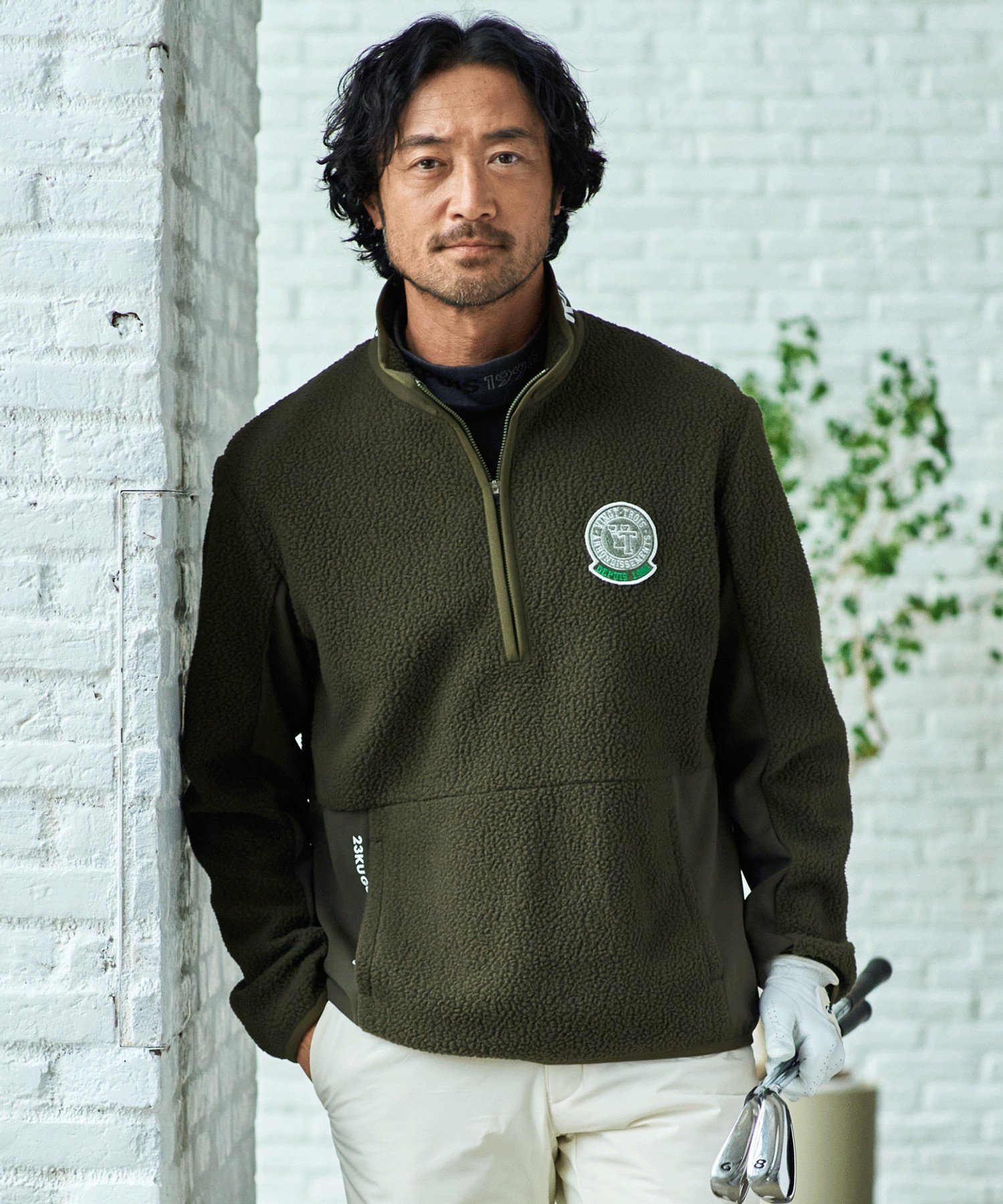 23区GOLF｜【MEN】ボアフリースプルオーバー | Rakuten Fashion(楽天