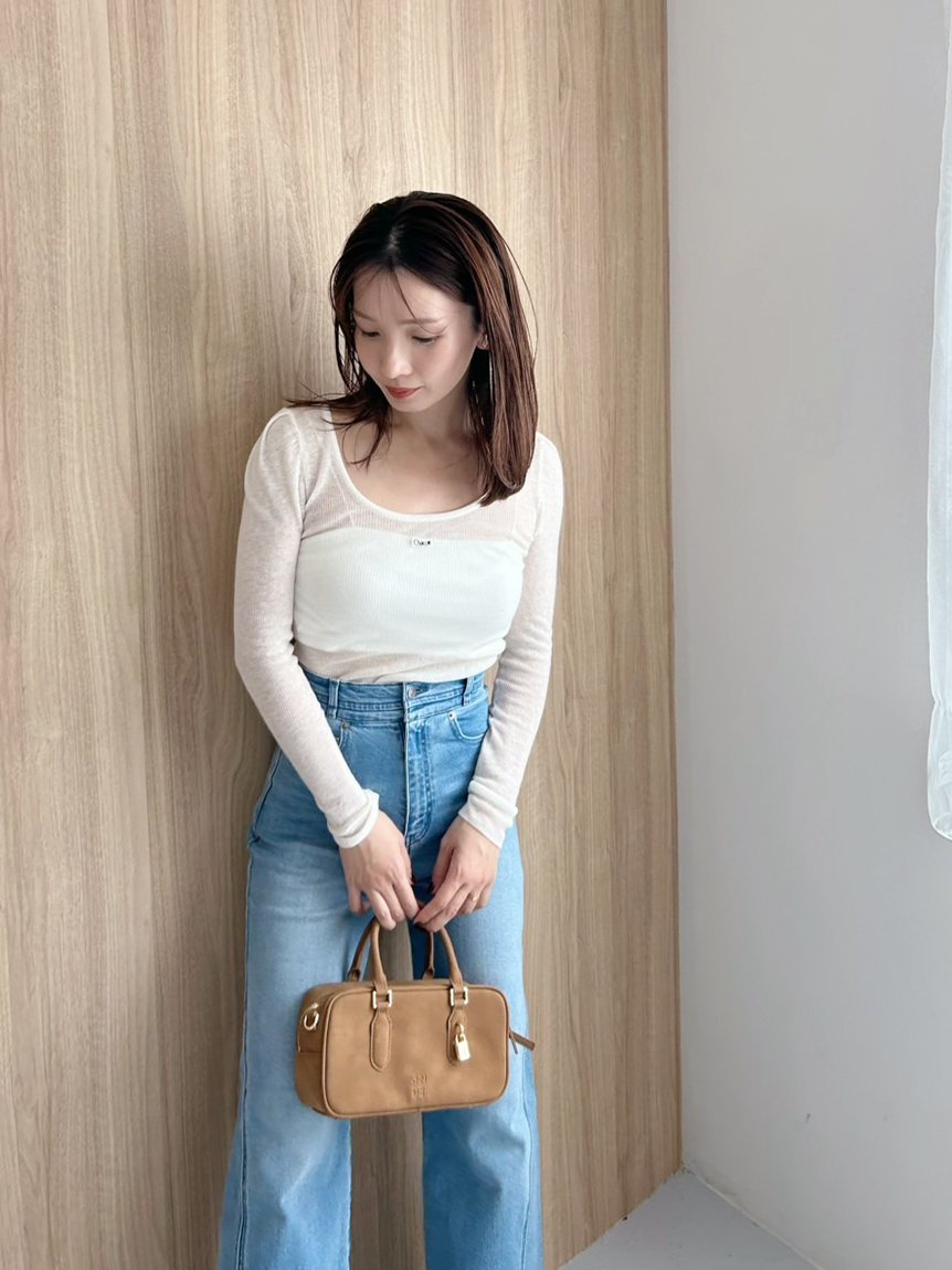 SNIDEL｜【Chacott】シアーリブニット | Rakuten Fashion(楽天