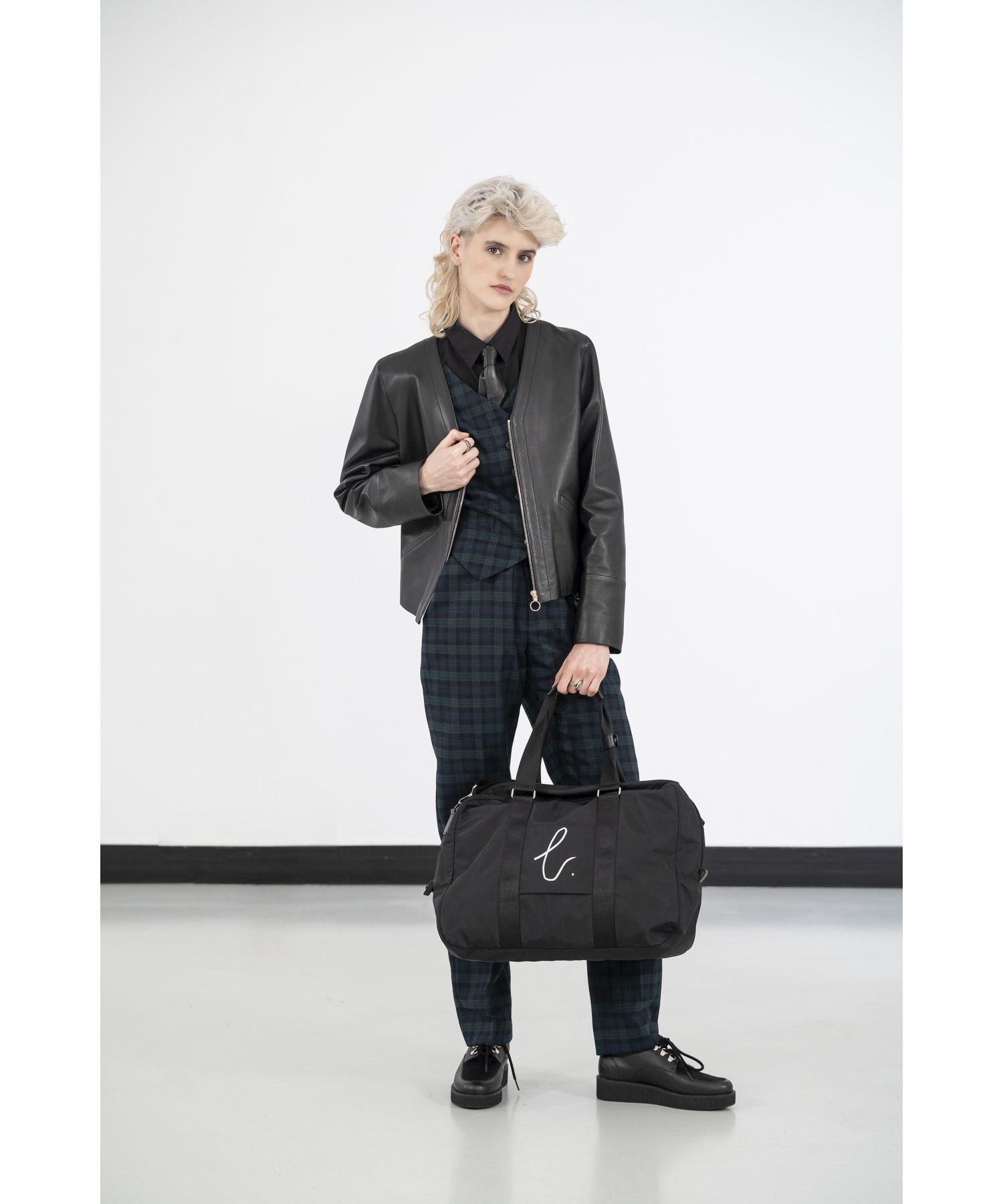 agnes b.｜ナイロン 2wayボストンバッグ 