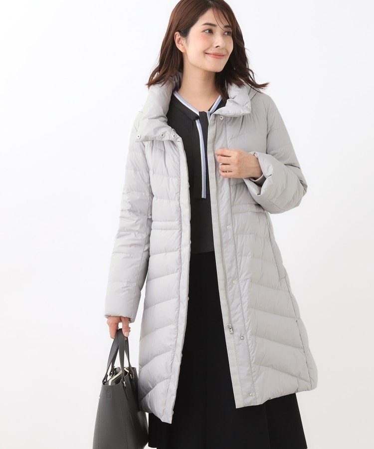 Reflect｜【定番人気/ウエスト調整可】フーデッドロングダウンコート
