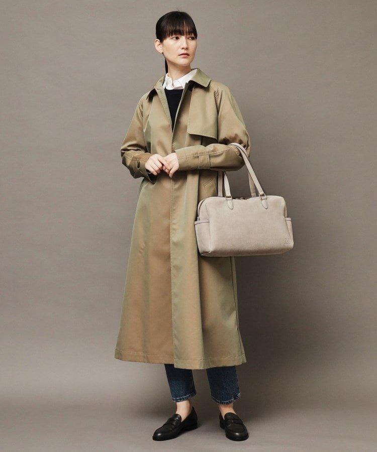 HIROFU｜【アルタレーナ】ヌバック レザーハンドバッグ M 本革(商品