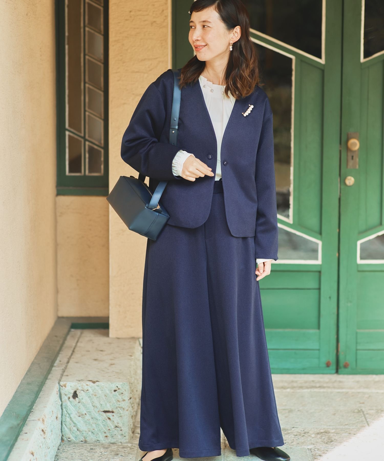 studio CLIP｜【WEB限定】アイロンいらずセットアップ《オケージョン