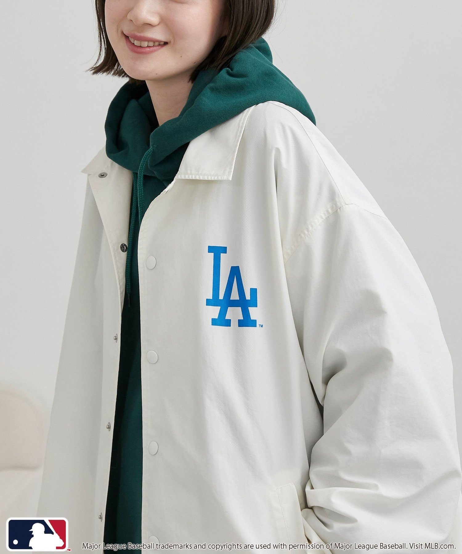 coen｜MLB別注 花札バックプリントコーチジャケット | Rakuten Fashion