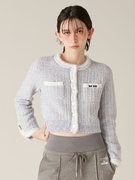 LILY BROWN｜【LILY BROWN×MARY QUANT】ツイードニットジャケット