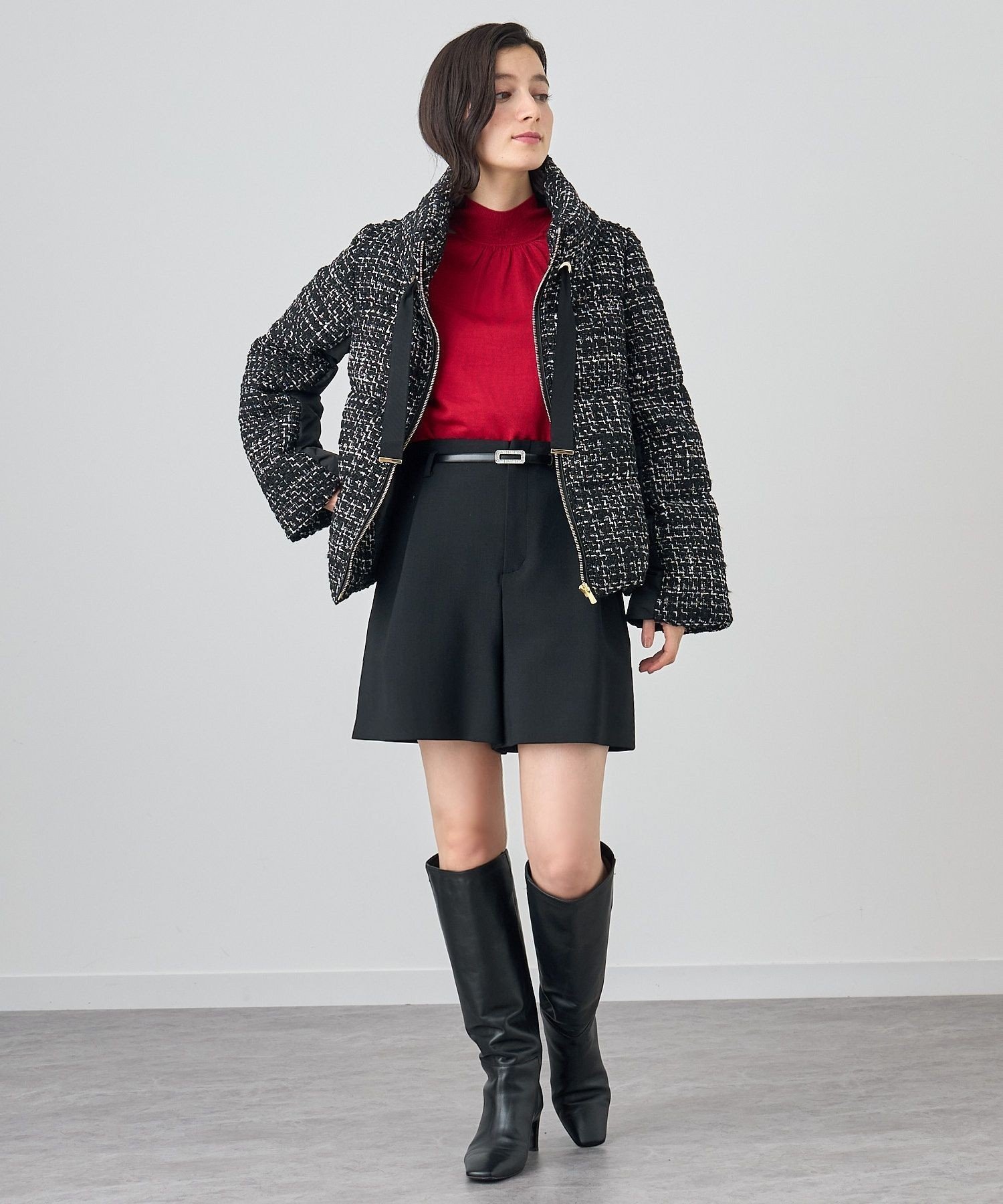 ANAYI｜ストレッチウールキュロットパンツ | Rakuten Fashion(楽天