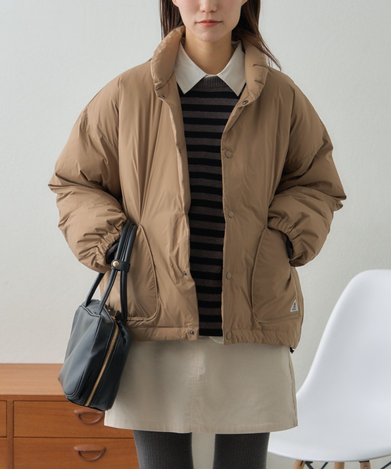 CIAOPANIC TYPY｜【GEVACO】ノンステッチミドル中綿ジャケット