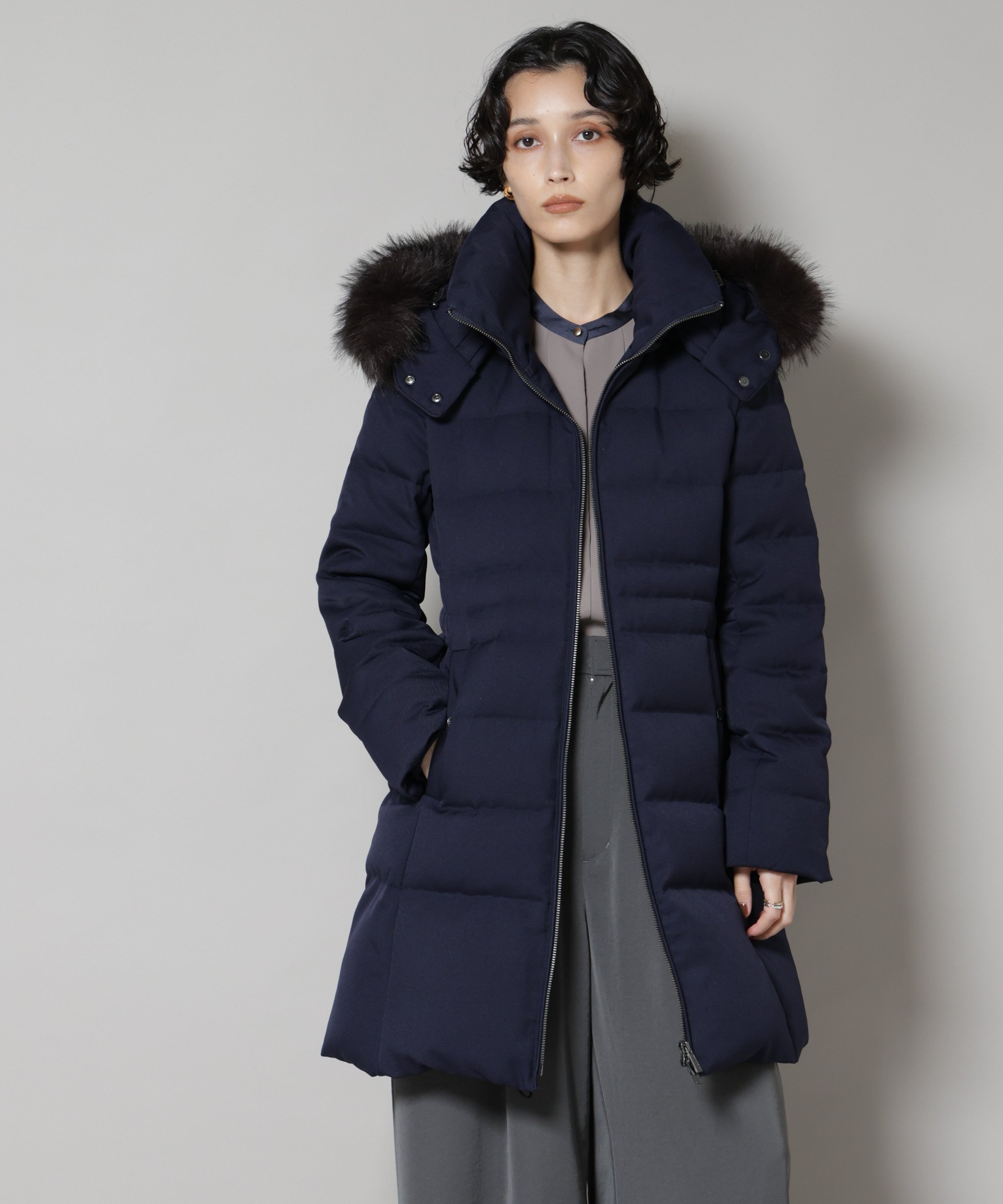 NANO universe｜「西川ダウン(R)」サージロングダウン | Rakuten