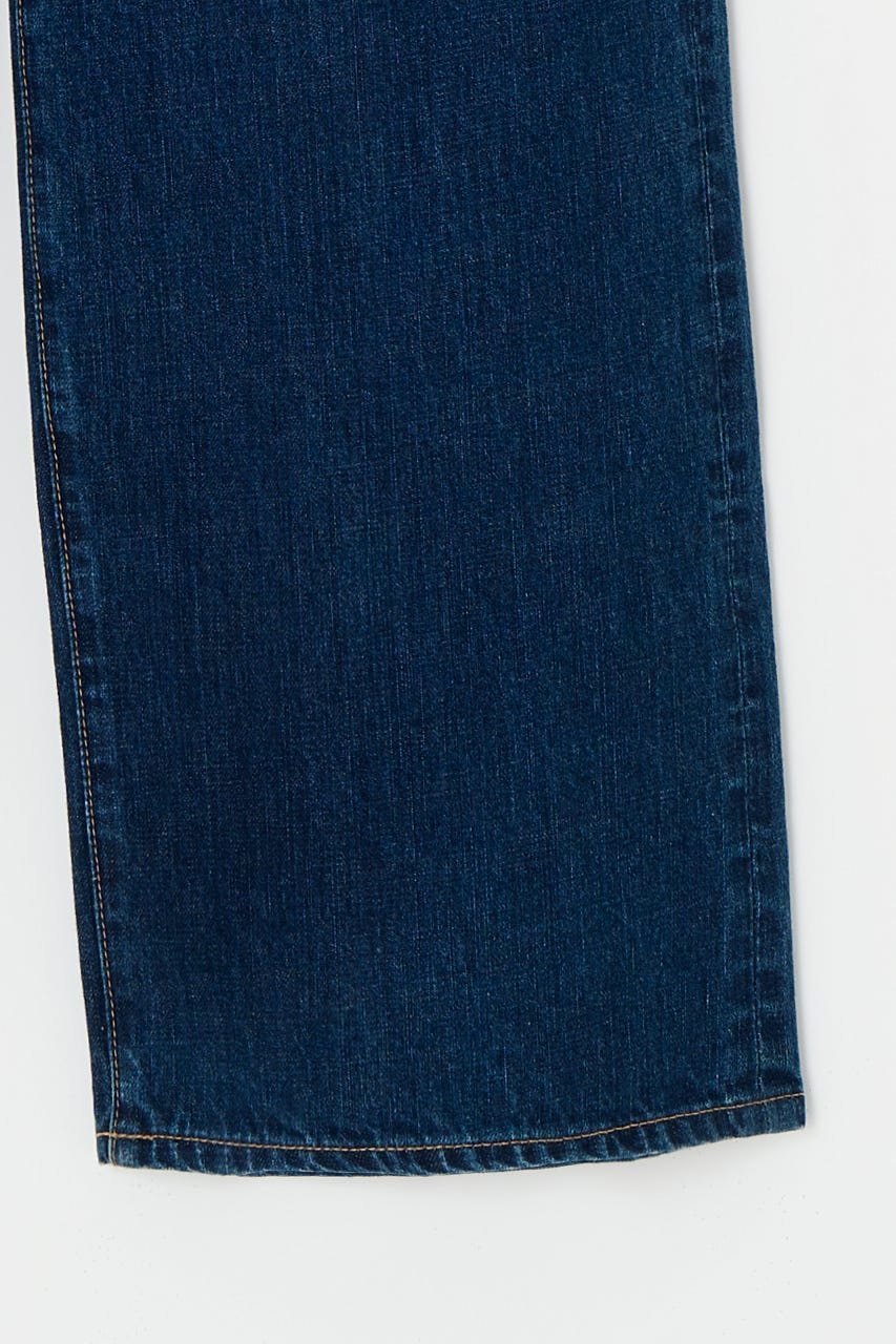 moussy｜TUCK WIDE ストレートデニム | Rakuten Fashion(楽天