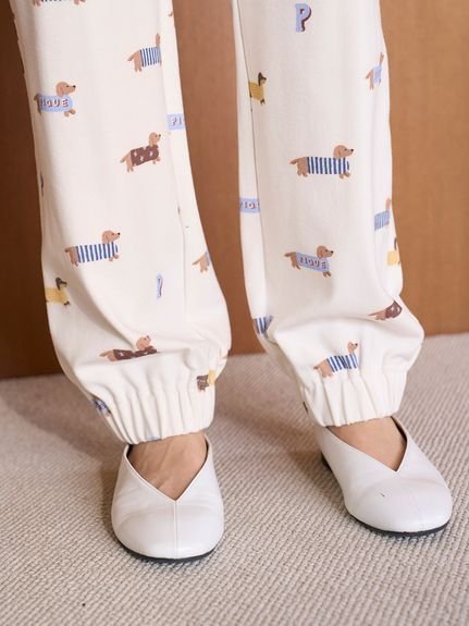 gelato pique｜ダックスフンド柄ロングパンツ | Rakuten Fashion(楽天