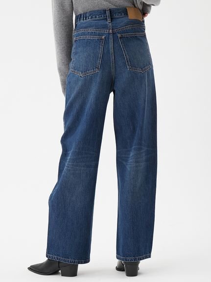 Mila Owen｜ハイライズルーズフィットバギーデニム | Rakuten Fashion