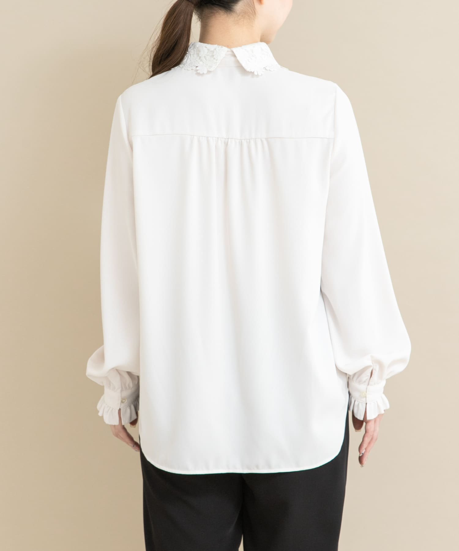 URBAN RESEARCH ROSSO｜『WEB/一部店舗限定』レースカラーブラウス