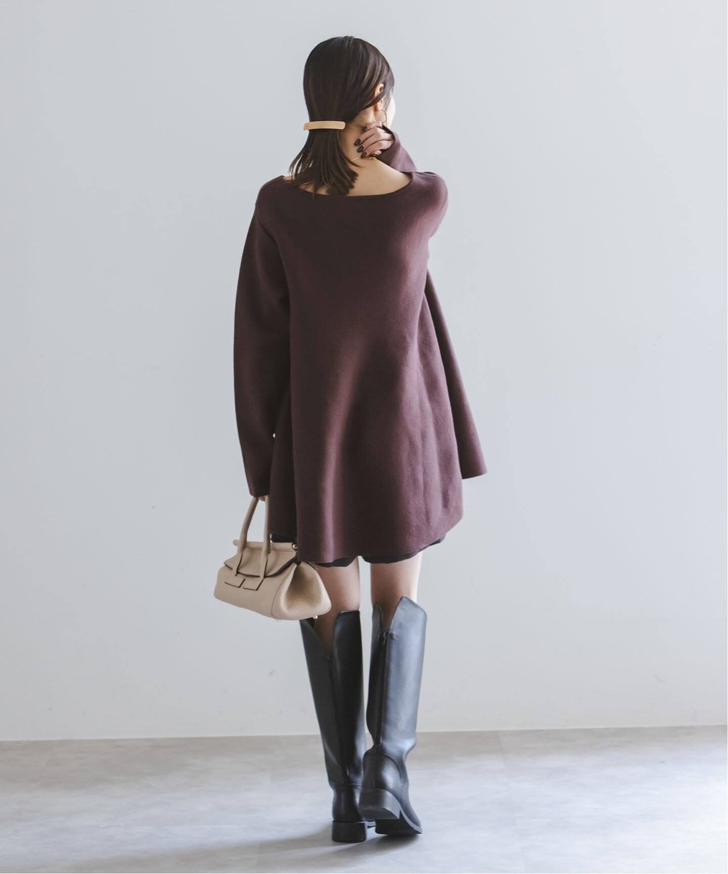 NOBLE｜テントライン フレアニット | Rakuten Fashion(楽天