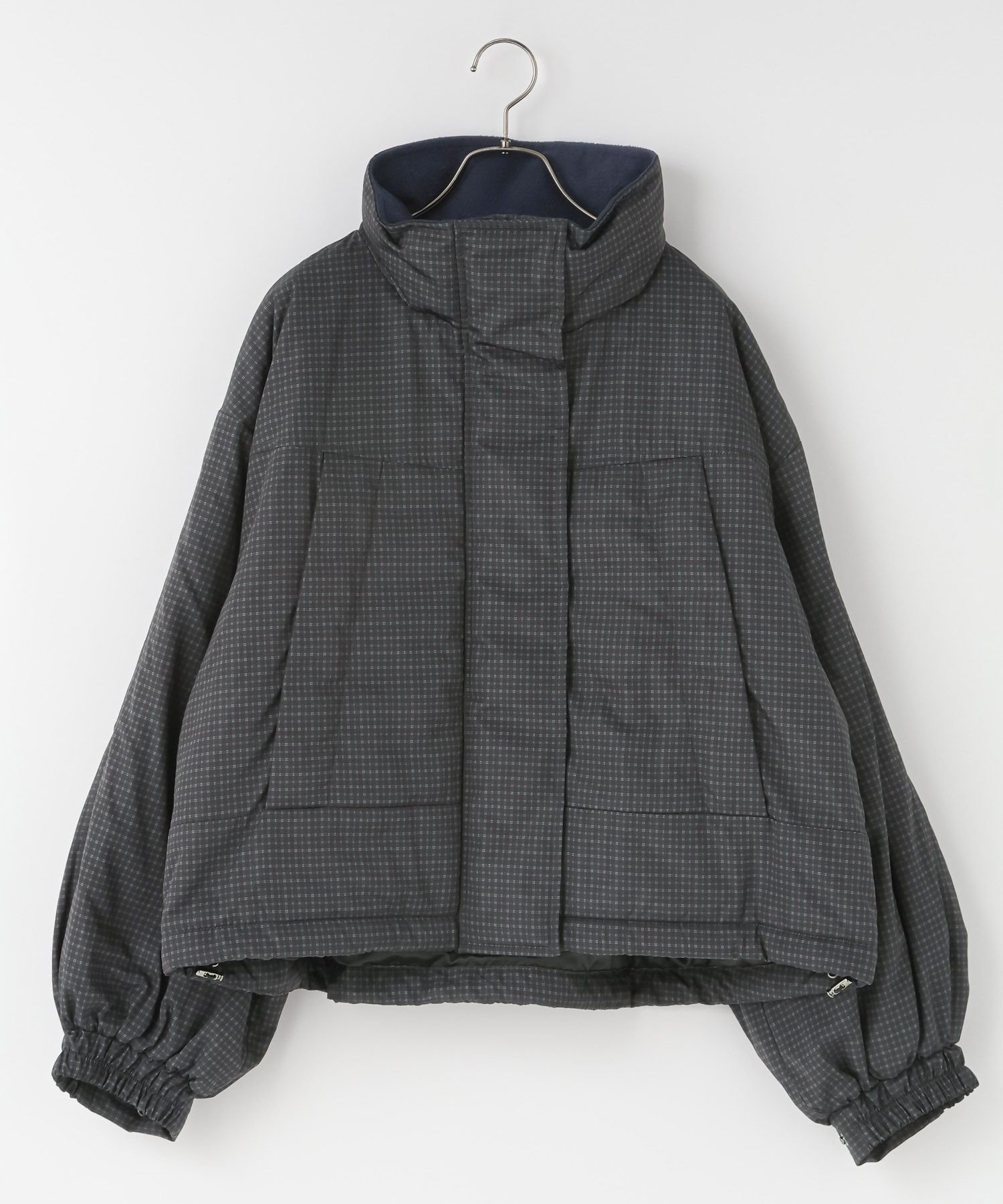 LOWRYS FARM｜チェックモンスターショートコート | Rakuten Fashion