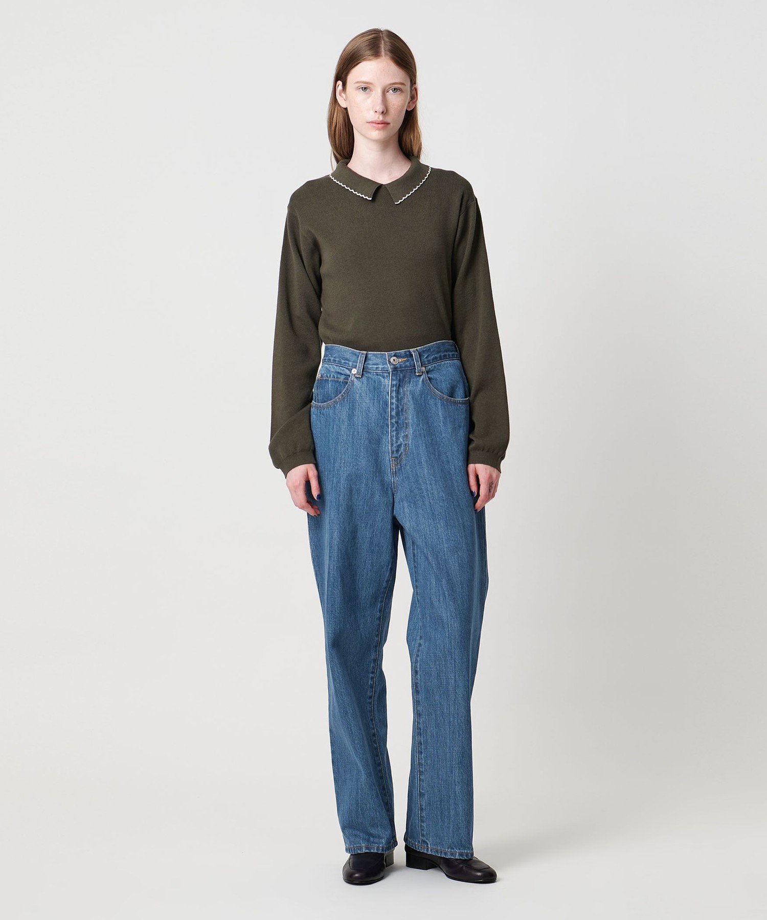 1/26までのお値下げ＜Steven Alan＞コットンデニム ストレートパンツ BEAUTY&YOUTH UNITED ARROWS｜<Steven Alan>コットン デニム