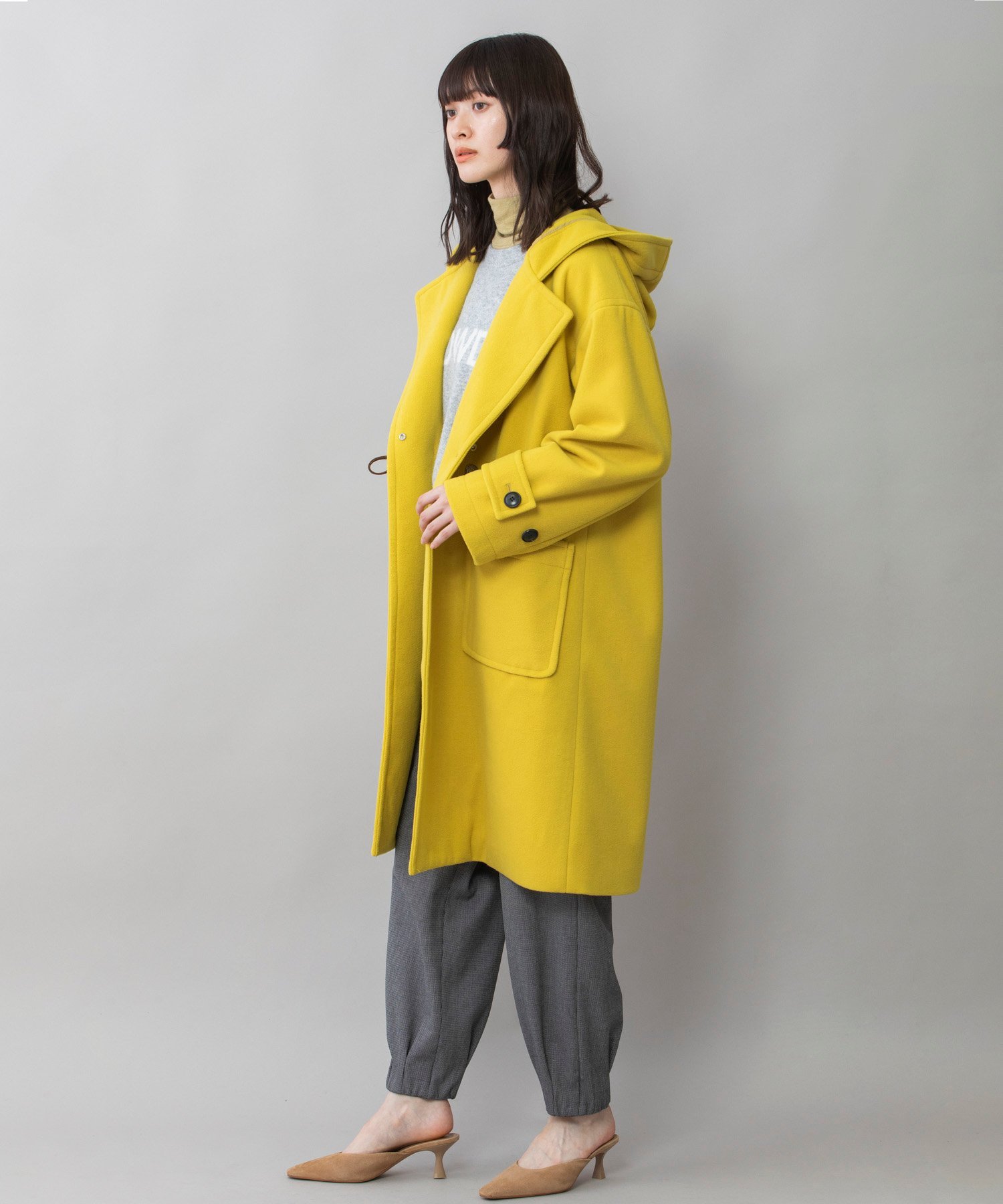 Munich｜マイクロシープダブルジャージダッフルコート | Rakuten