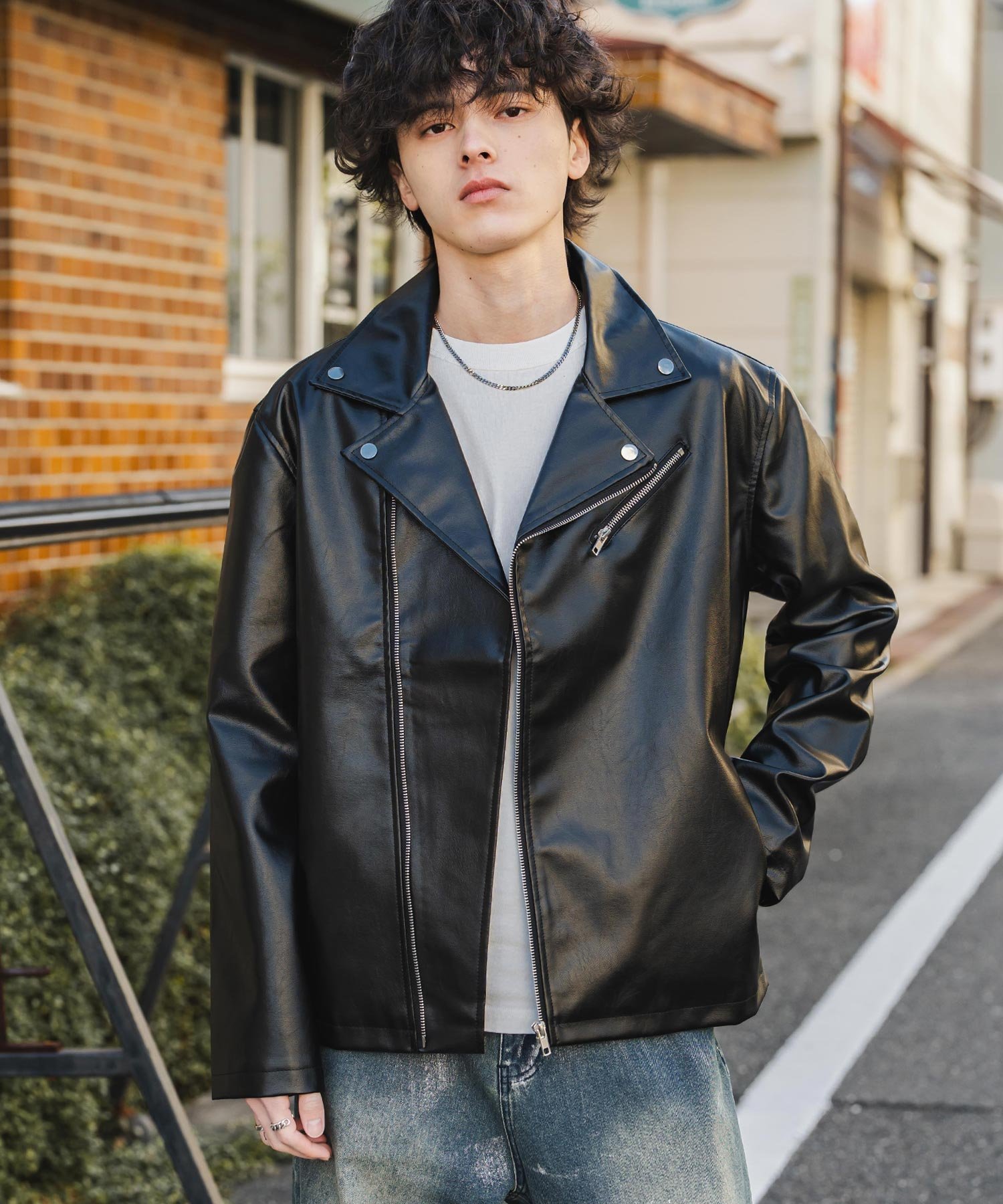 Rocky Monroe｜PUレザーダブルライダースジャケット | Rakuten Fashion